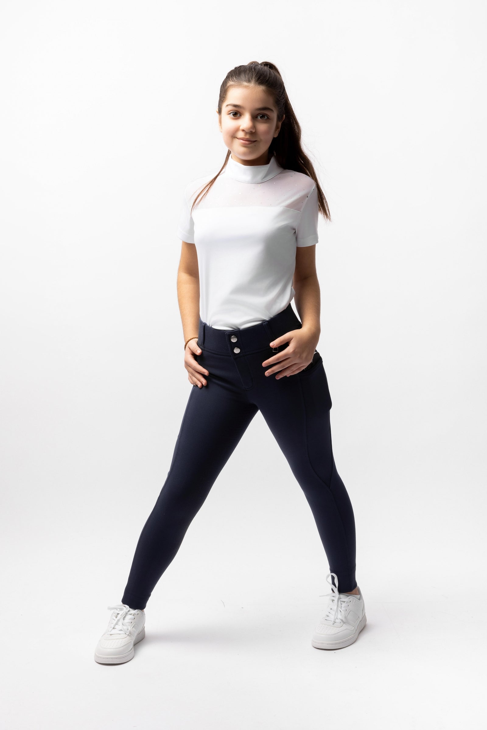Horze Mira Kids´ Full Grip Breeches Kids Apparel