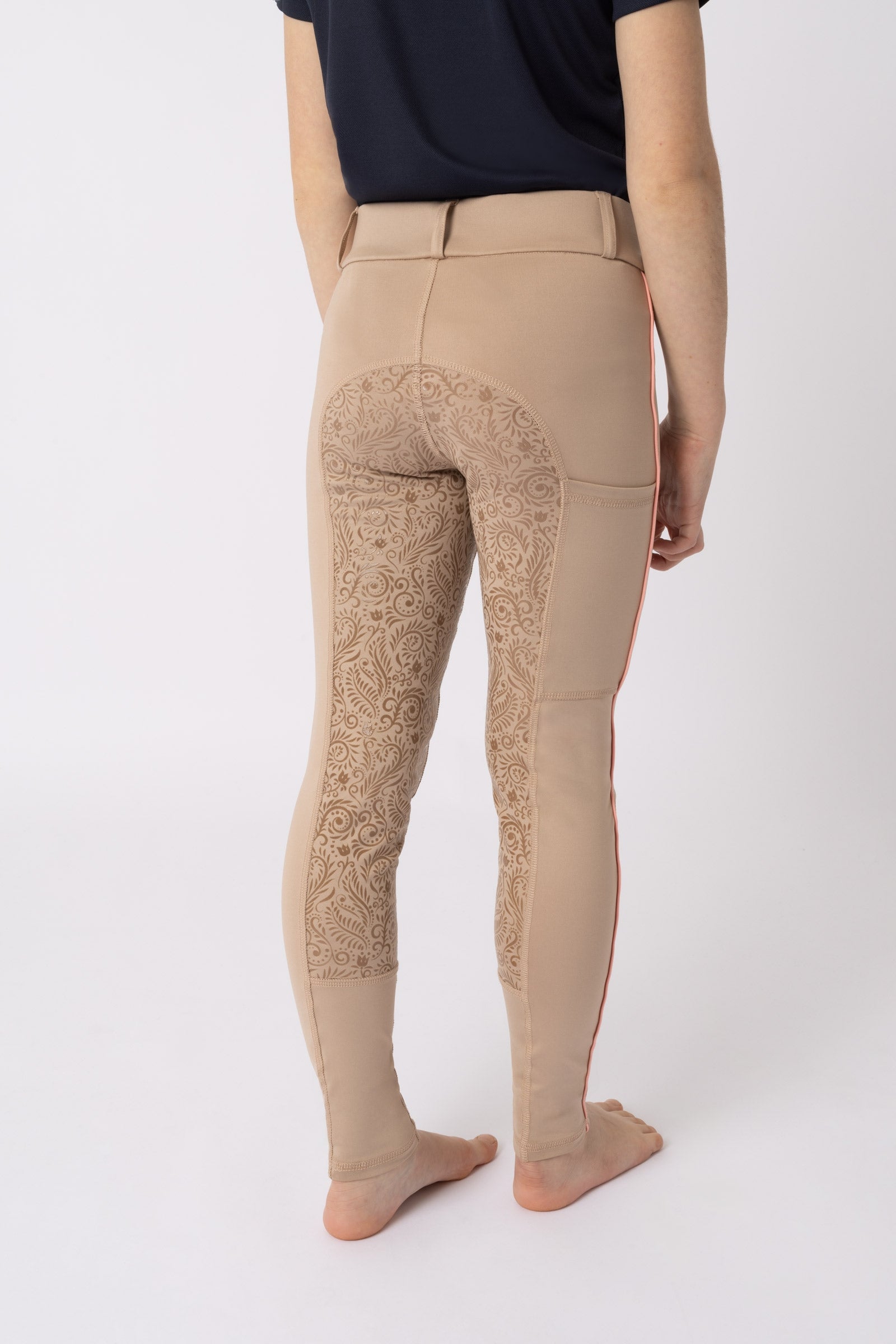 Horze Suna Kids' Full Grip Tights Kids Apparel