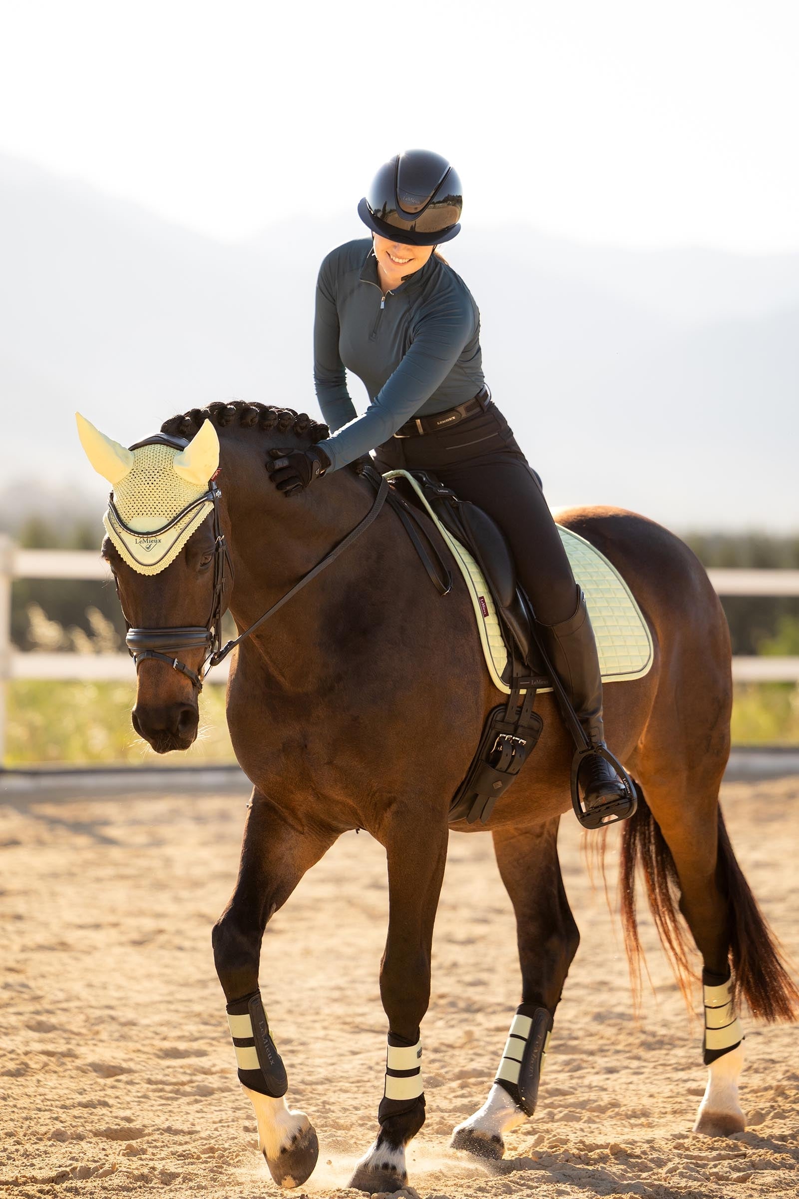LeMieux Suede Square Dressage Saddle Pad Saddle Pads