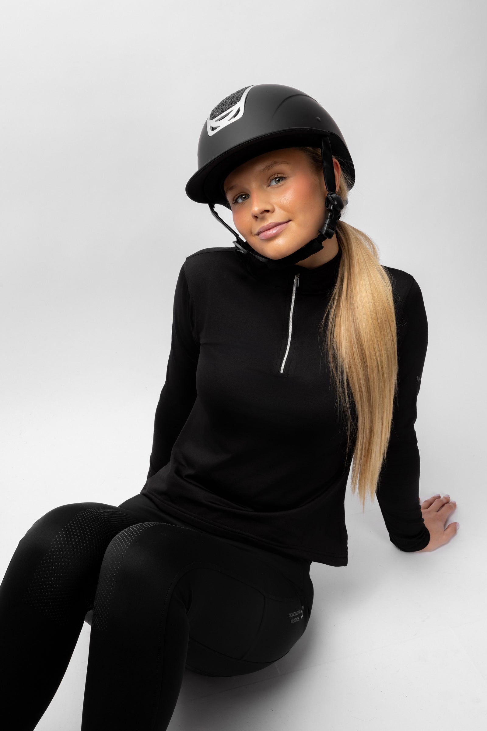 Horze Arix II Crystal Helmet Safety Equipment