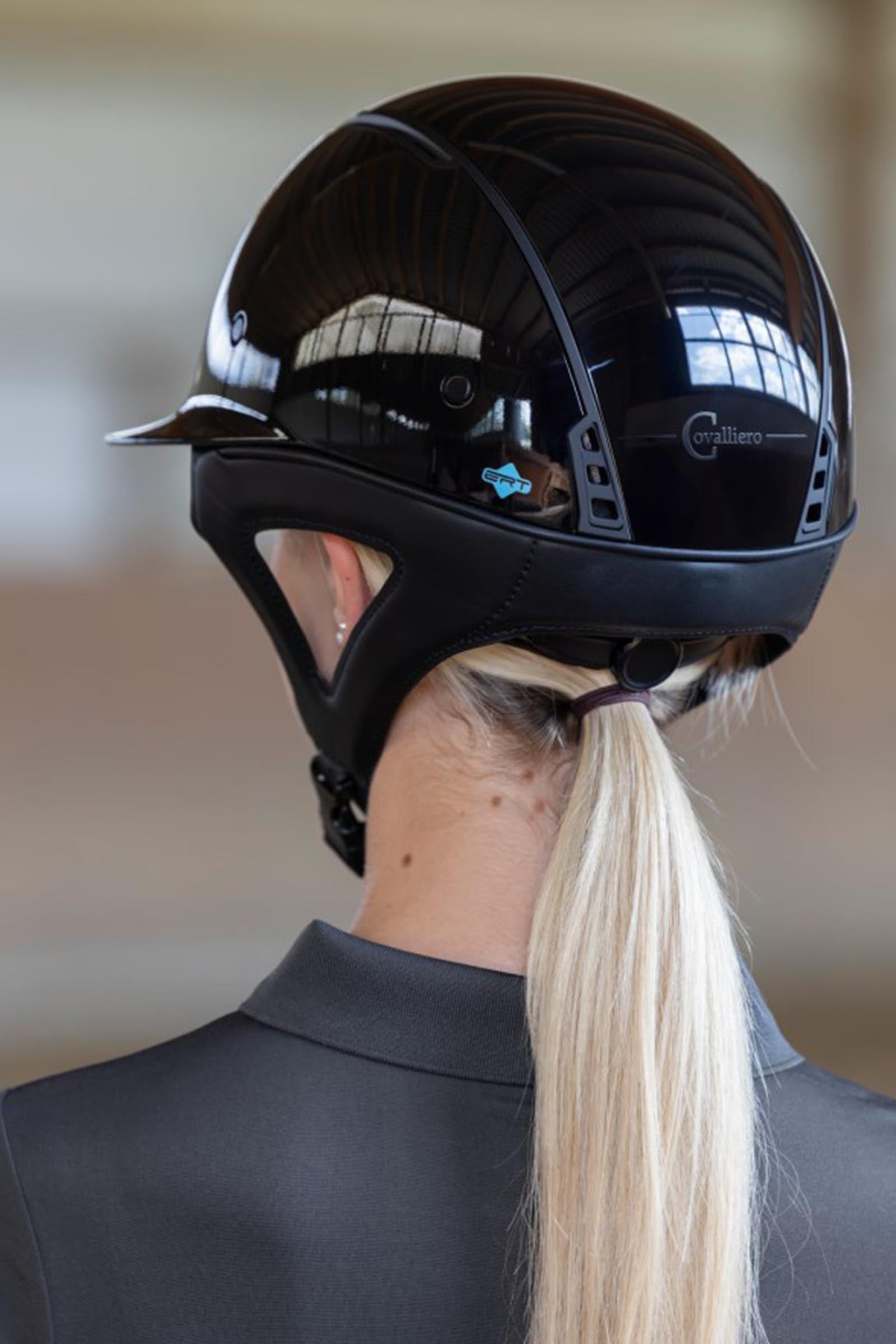 Covalliero Eclipse Polo Glossy Helmet Safety Equipment