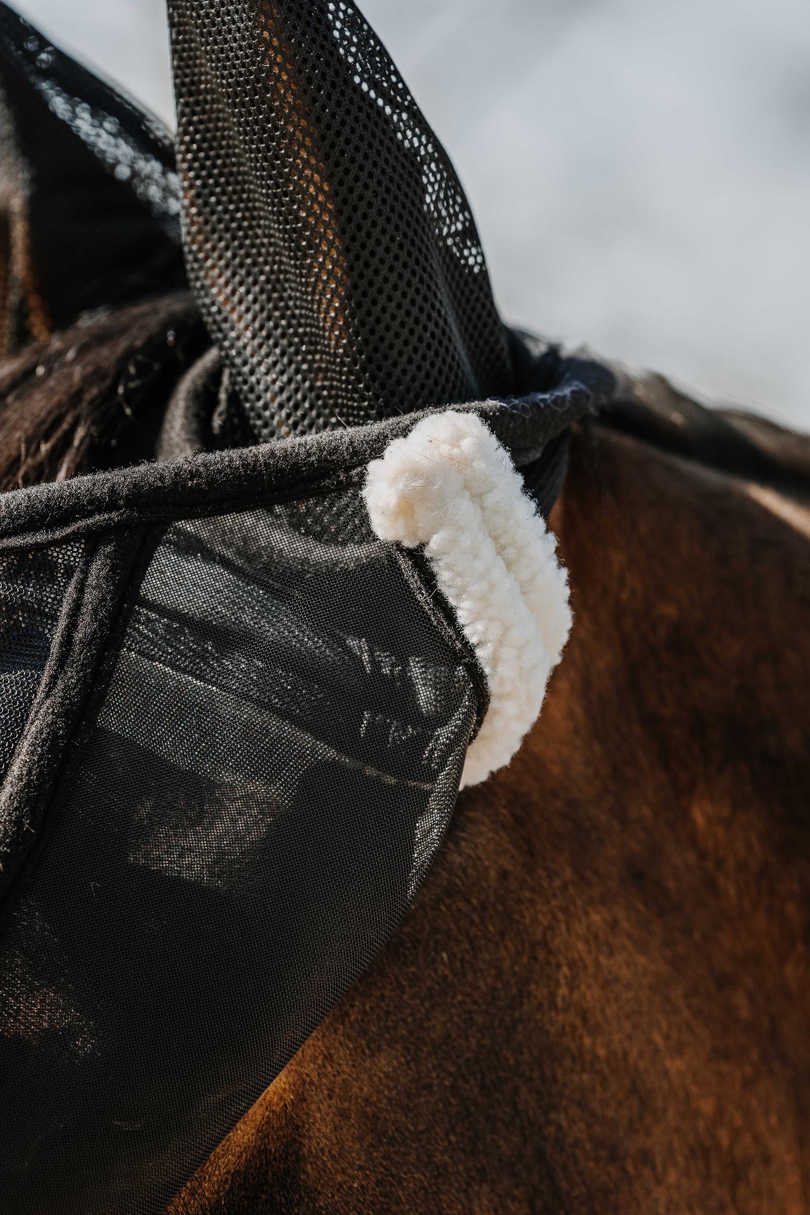 EQUITHÈME Supercut Fly Mask Antifly Protection for Horses