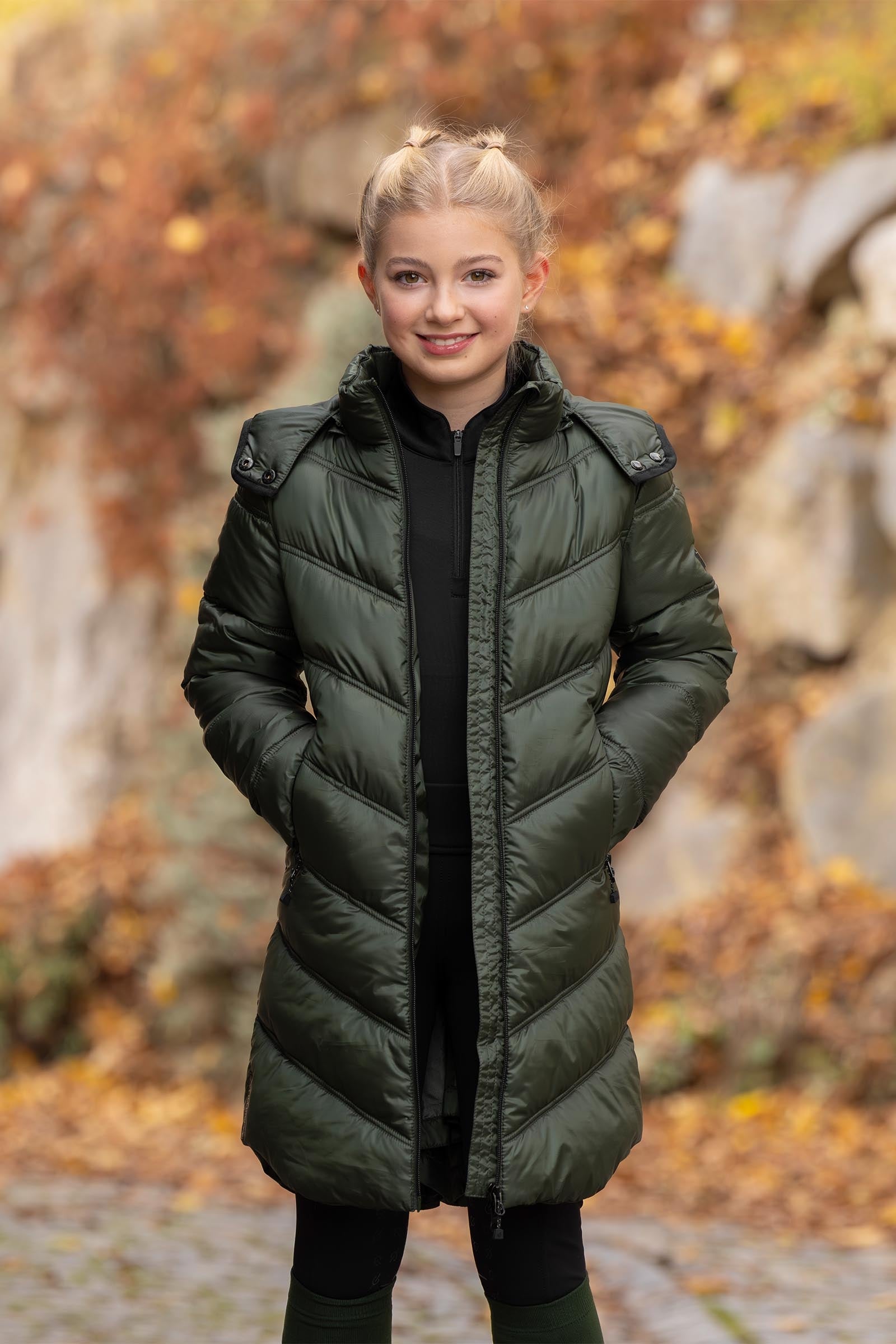 Covalliero Childrens Quilted Coat Kids Apparel