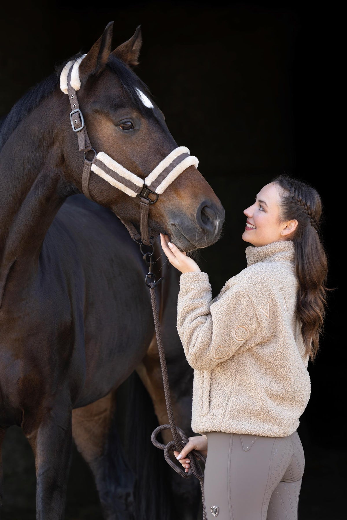 Covalliero FW26 Womens Teddy Sweater Women’s Riding Clothing