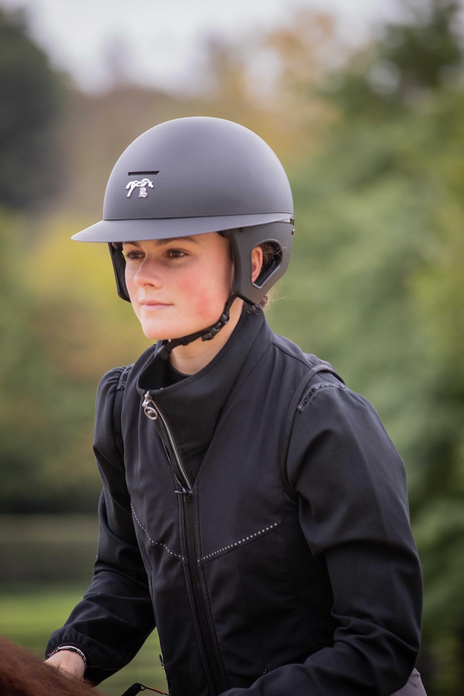PENELOPE Riding Helmet Long Peak Safety Equipment