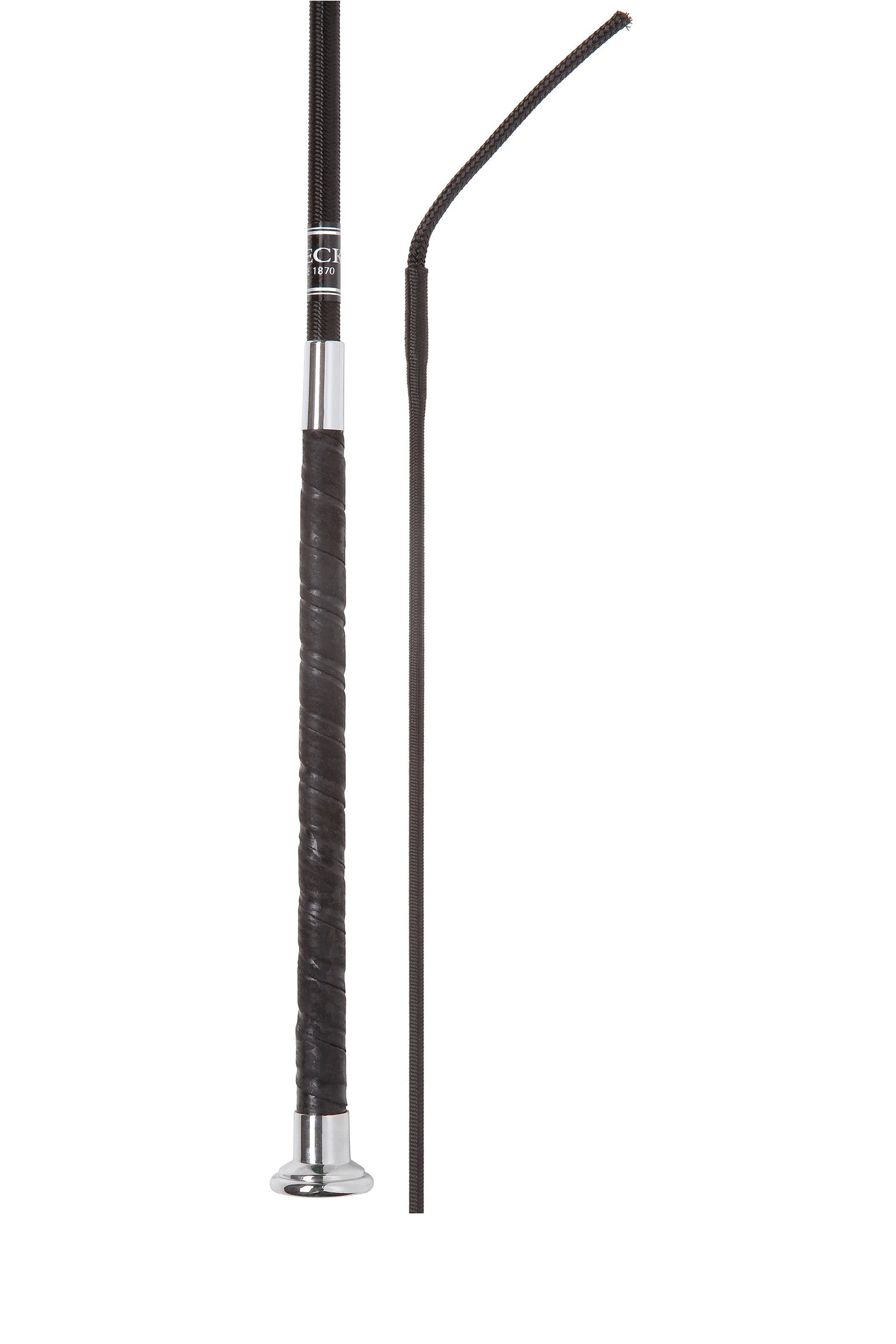 Fleck Dressage Whip Ultra Soft with Nickel Mushroom Cap Riding Whips, Crops & Spurs