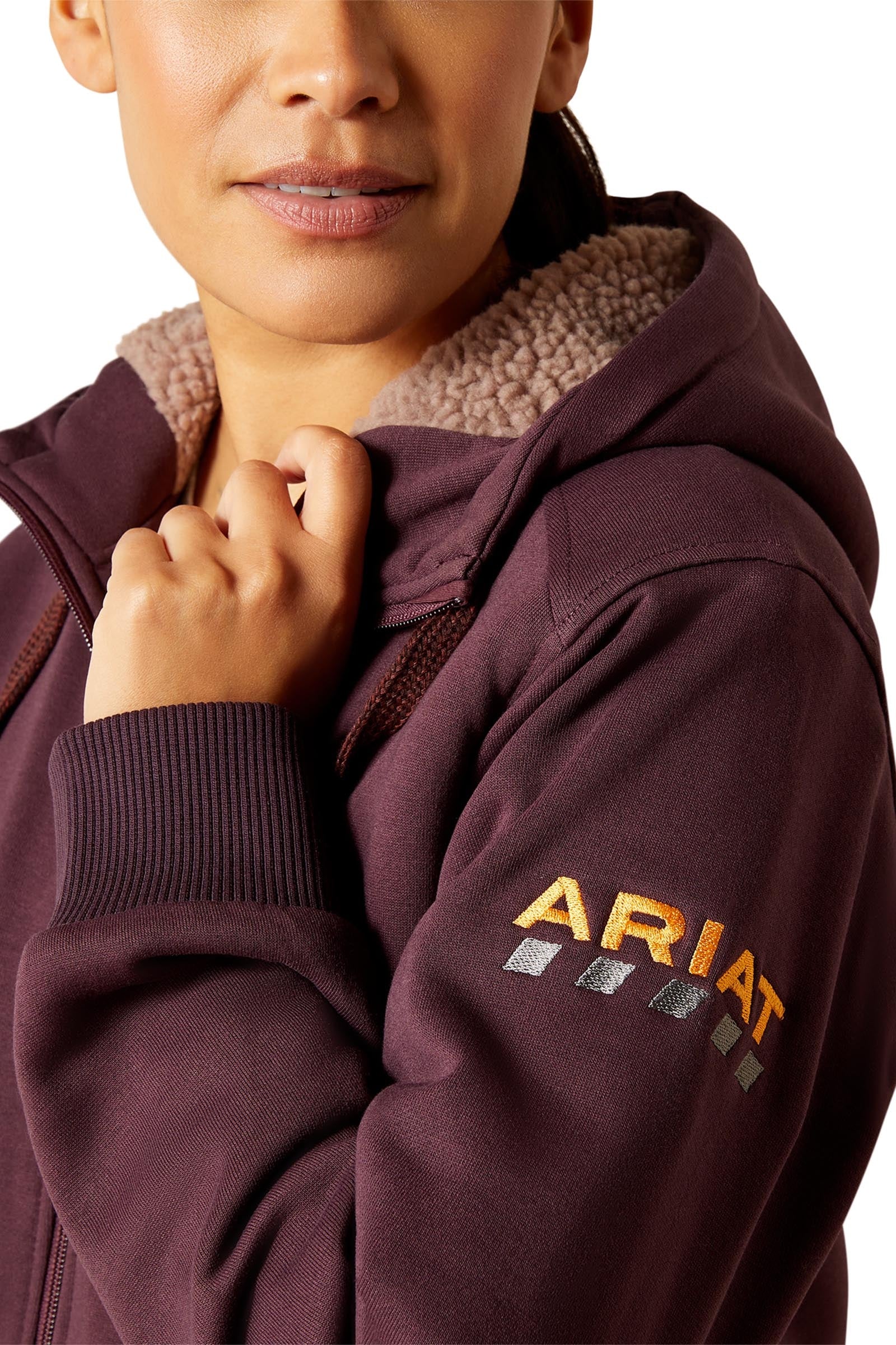 Ariat Rebar Women´s All-Weather Sherpa Full Zip Hoodie Women’s Riding Clothing