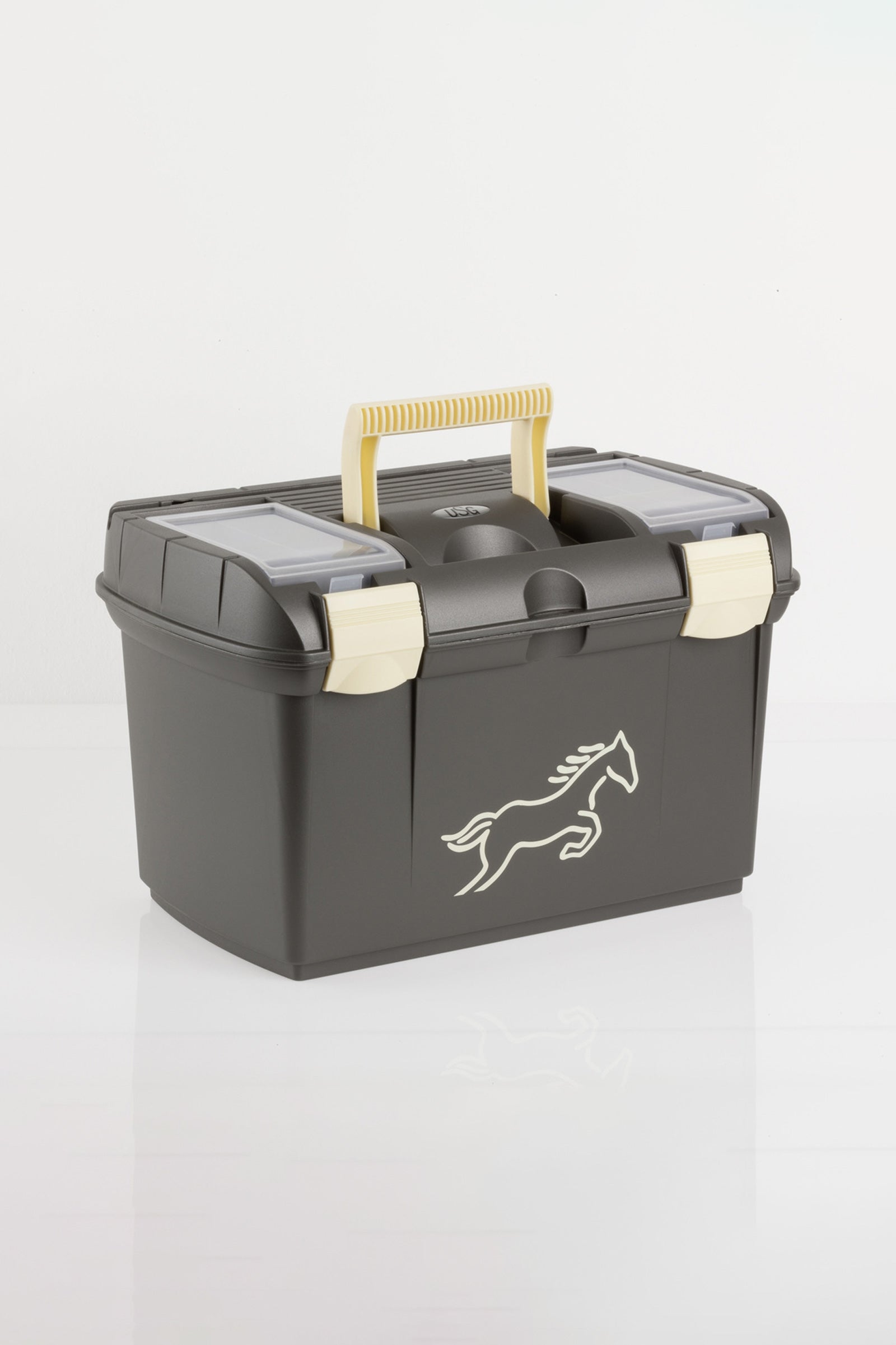 USG Grooming Box With Brush Holder Horse Grooming Tools