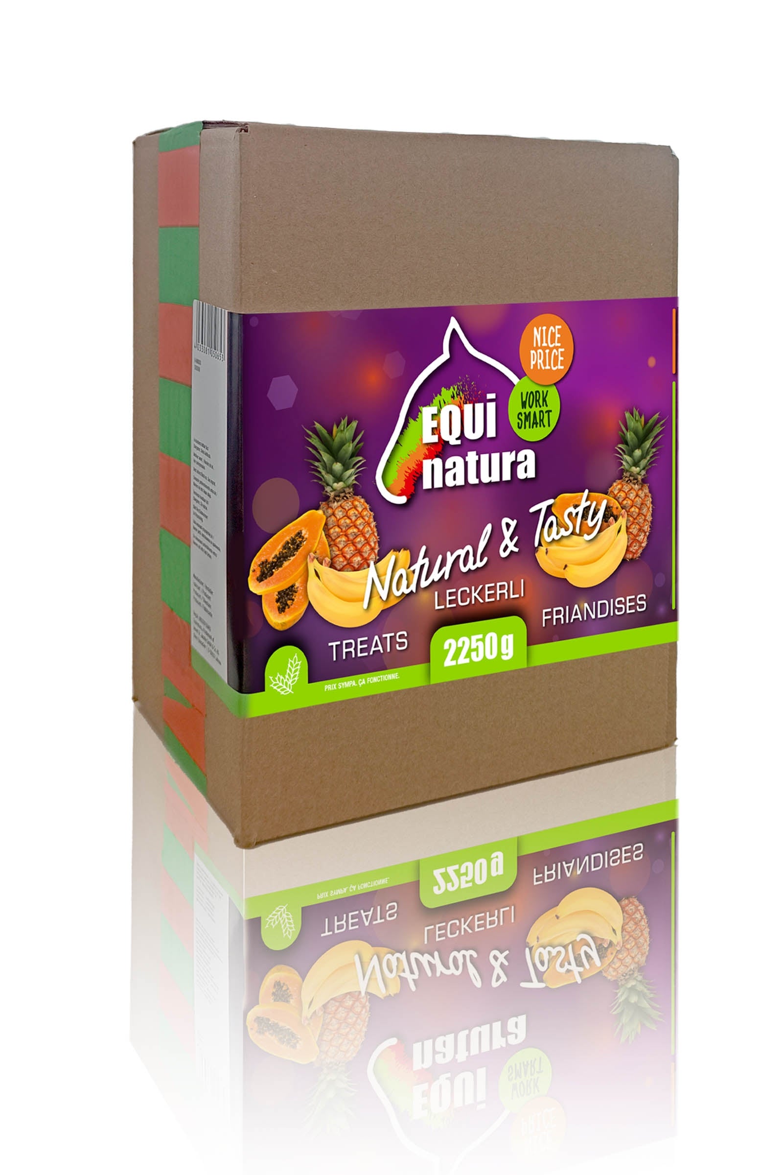 Equinatura Natural and Tasty Treats Refill Pack, 2250 g Horse Feed & Nutrition
