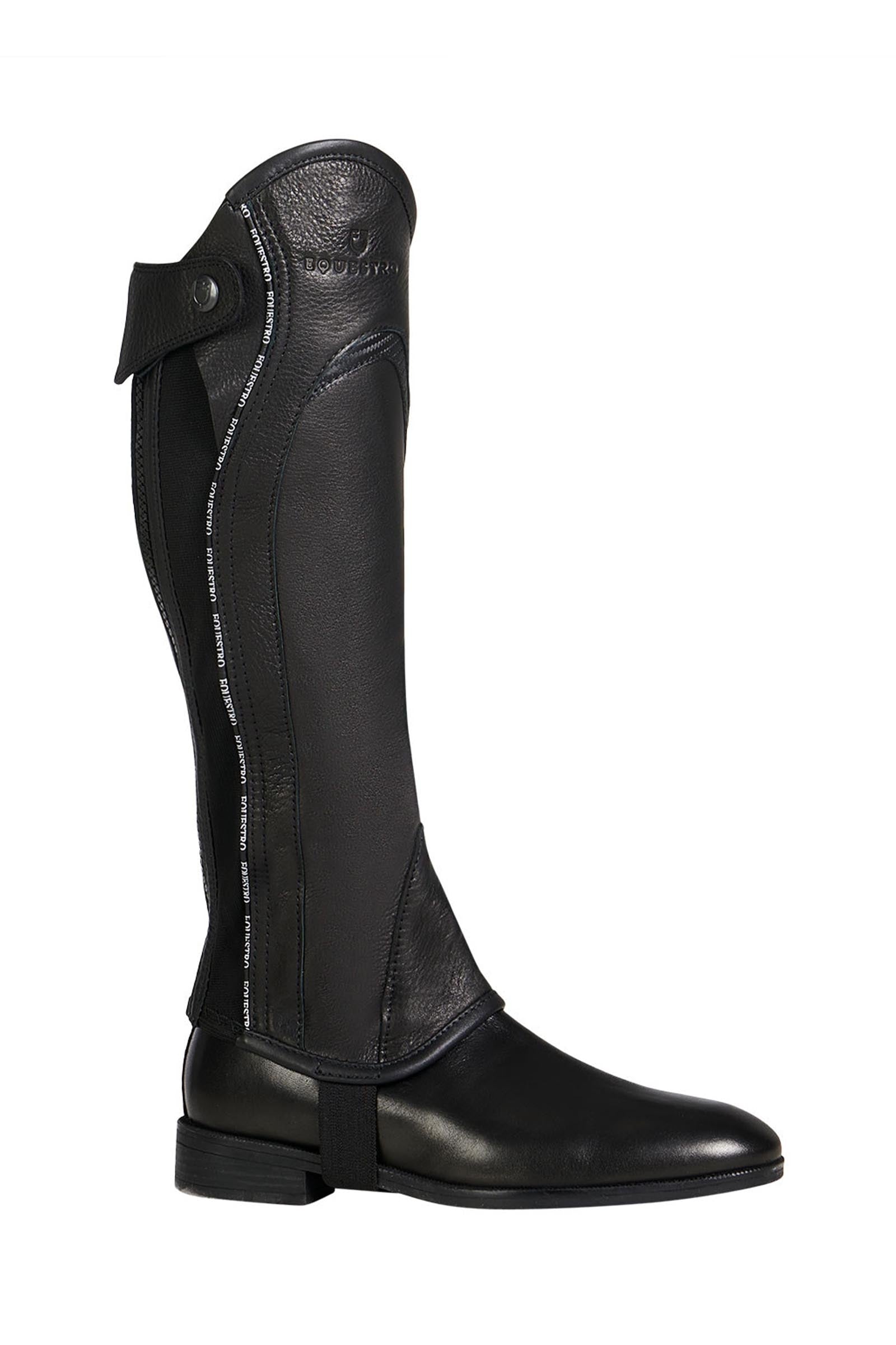 Equestro Piping Leather Chaps Riding Boots & Riding Shoes