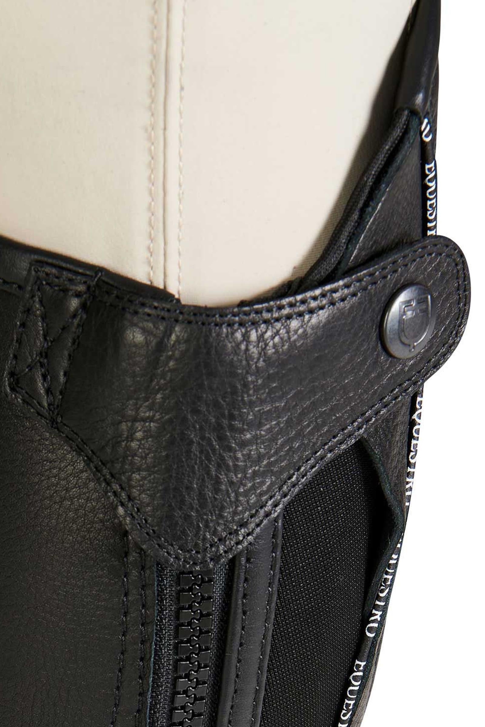 Equestro Piping Leather Chaps Riding Boots & Riding Shoes