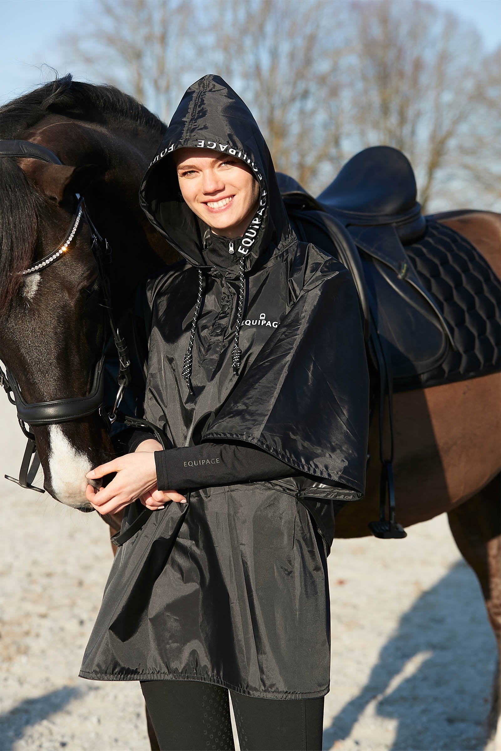 Equipage Lala Women´s Rain Poncho Women’s Riding Clothing