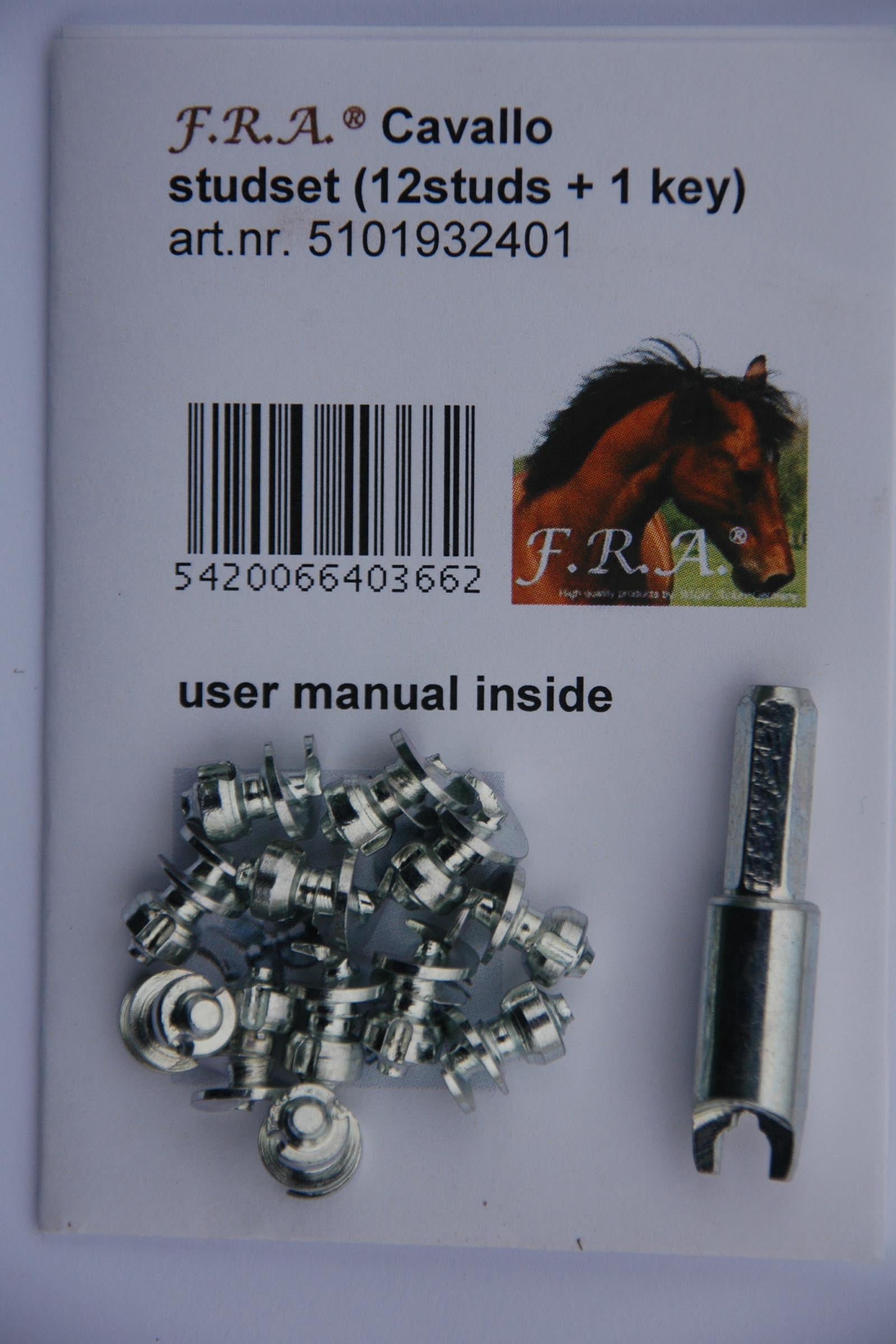 Cavallo Hoof Boots F.R.A. stud set, 12 pcs + tool Leg Protection & Hoof Protection for Horses