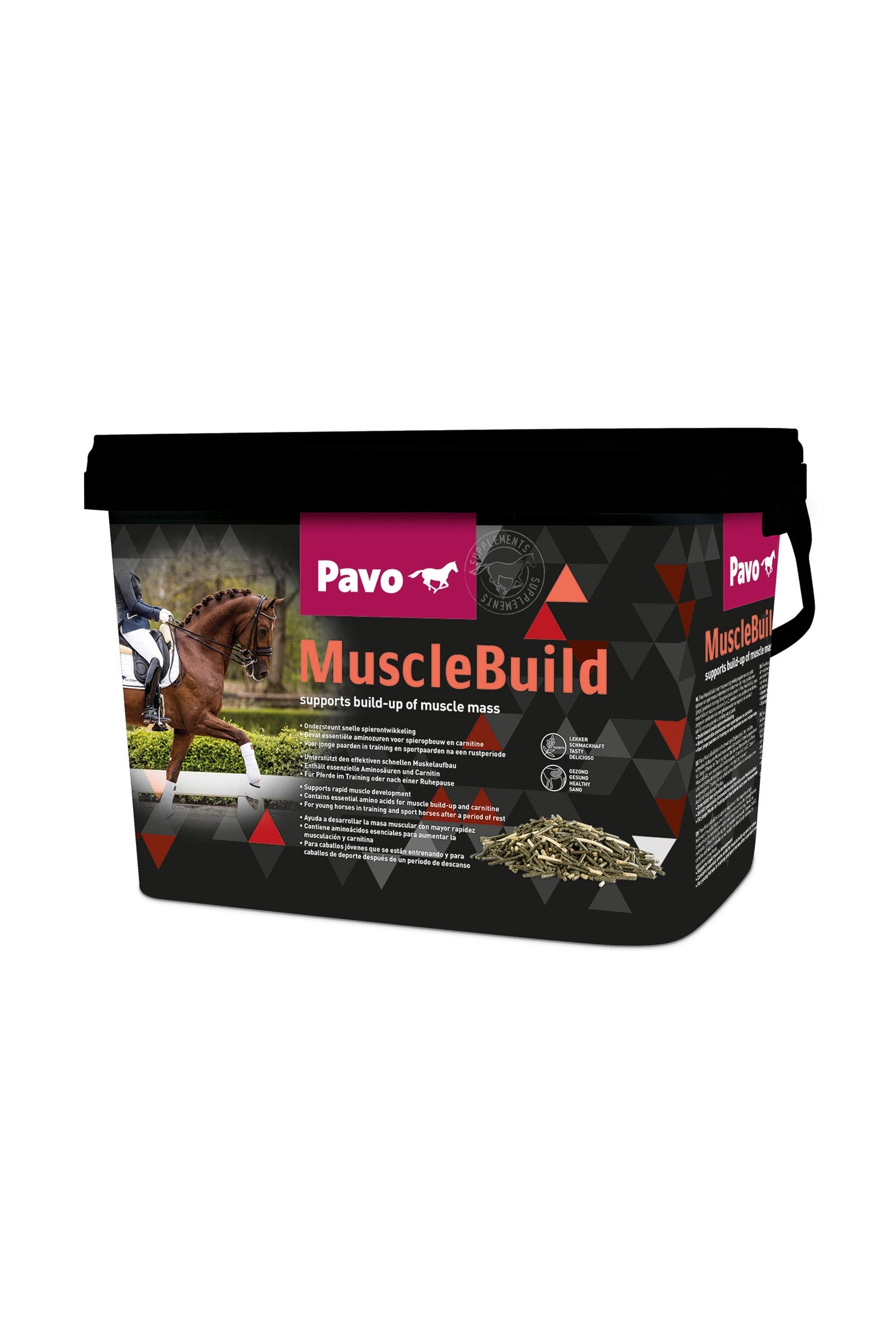 Pavo Muscle Build 3kg Horse Feed & Nutrition
