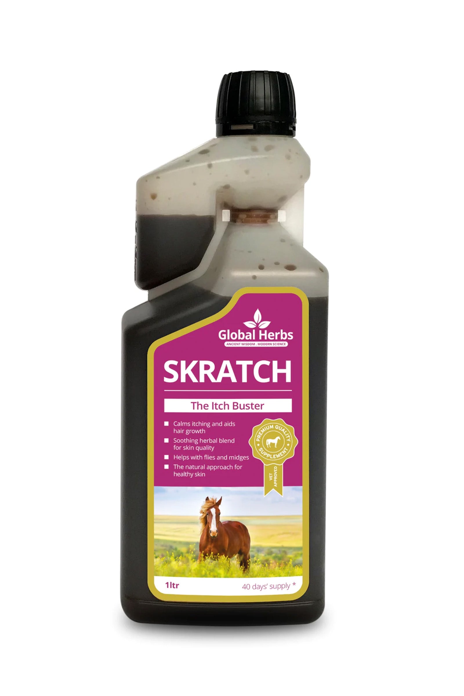 Global Herbs SarcX Liq 1LTR Horse Feed & Nutrition