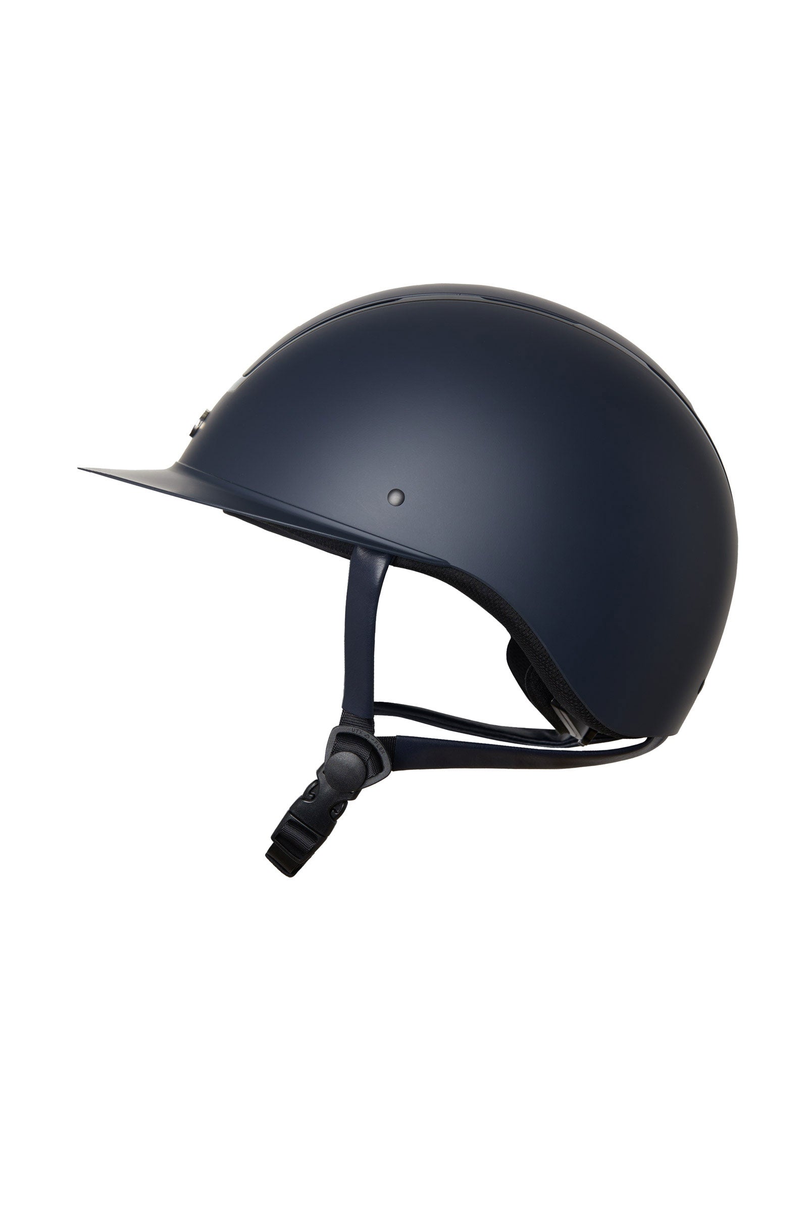 Horze Noir Riding Helmet II with Shiny Frame & Sun Visor Safety Equipment