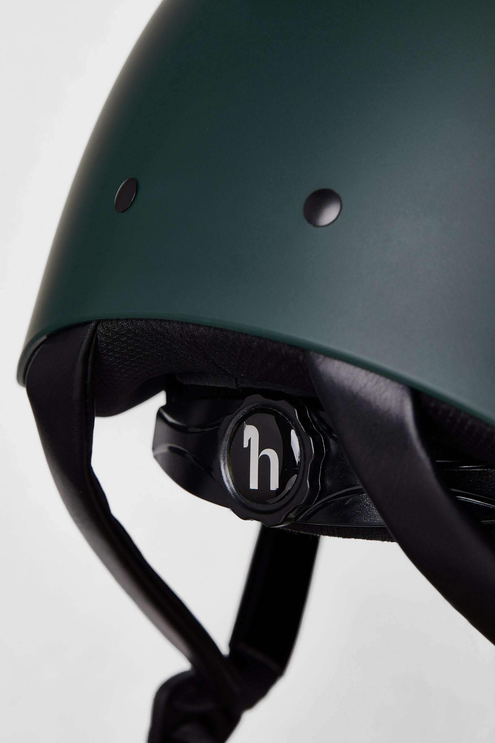 Horze Noir Riding Helmet II with Shiny Frame & Sun Visor Safety Equipment