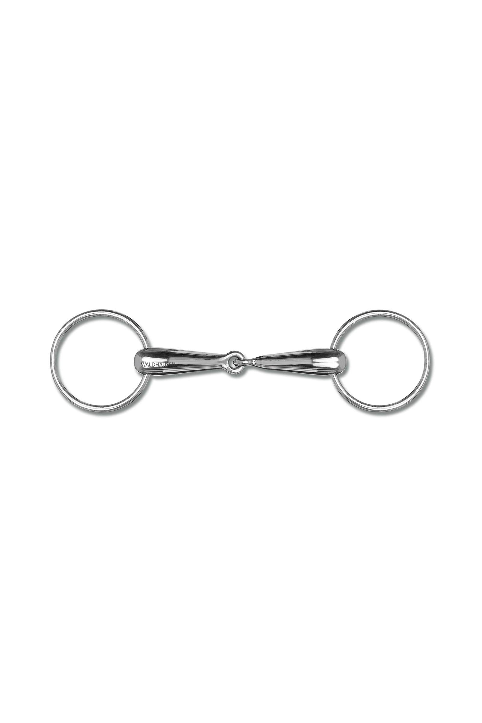 Waldhausen Snaffle Bit SS Hollow, Single Jt., 16 mm Horse Bits
