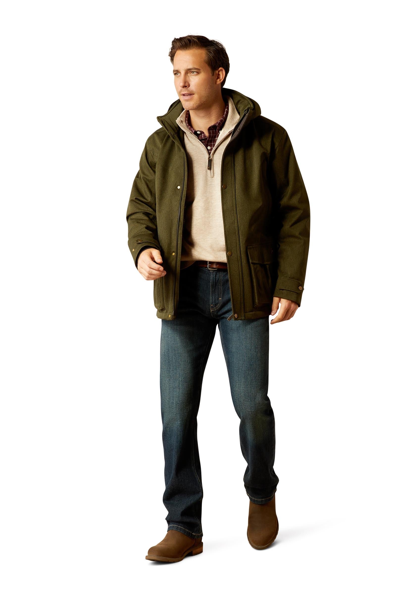 Ariat Rhodium Waterproof  Men's Insulated Parka Mens Riding Clothing