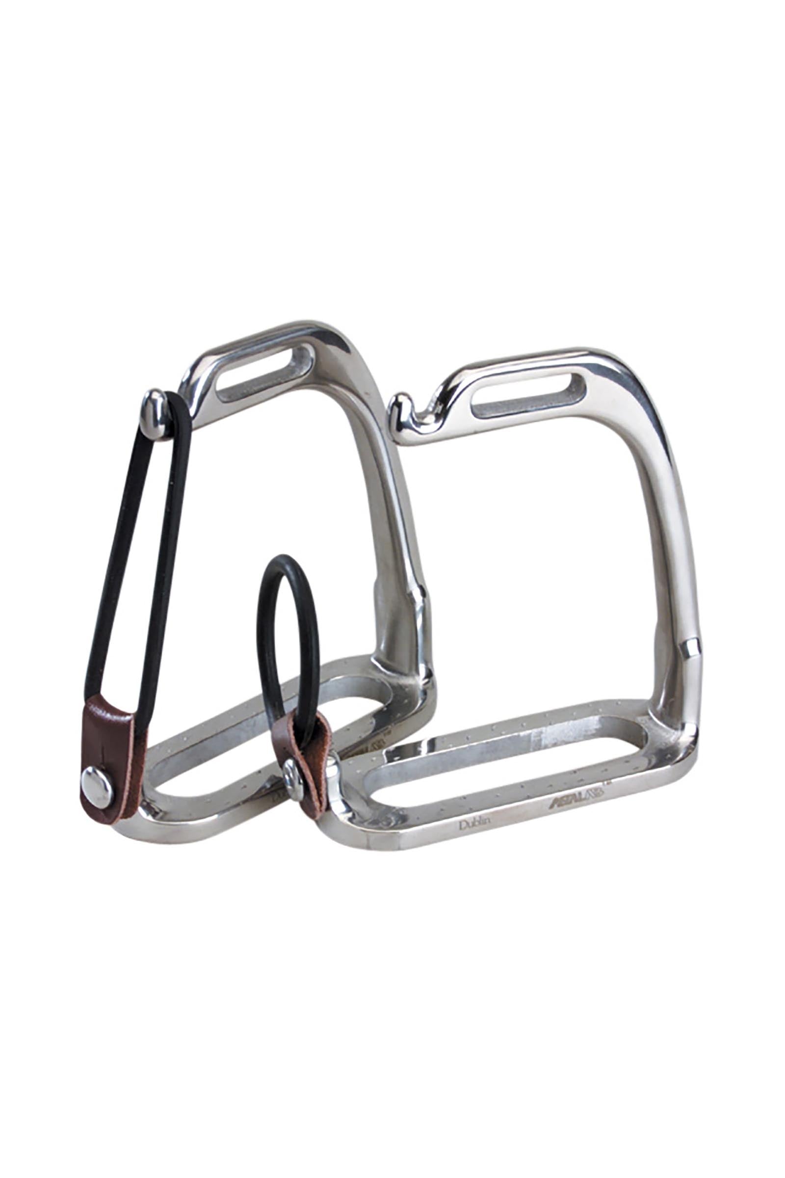 Korsteel Stainless Steel Peacock Stirrup Irons Saddles, Girths & Stirrups