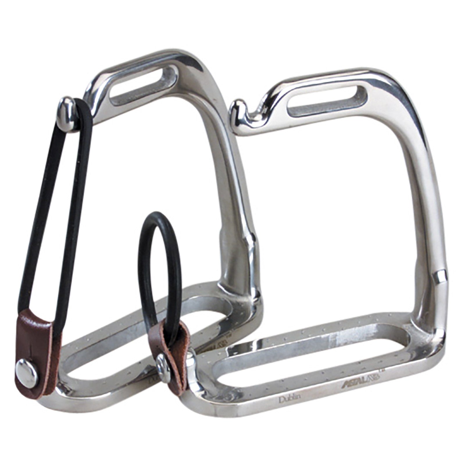 Korsteel Stainless Steel Peacock Stirrup Irons Saddles, Girths & Stirrups