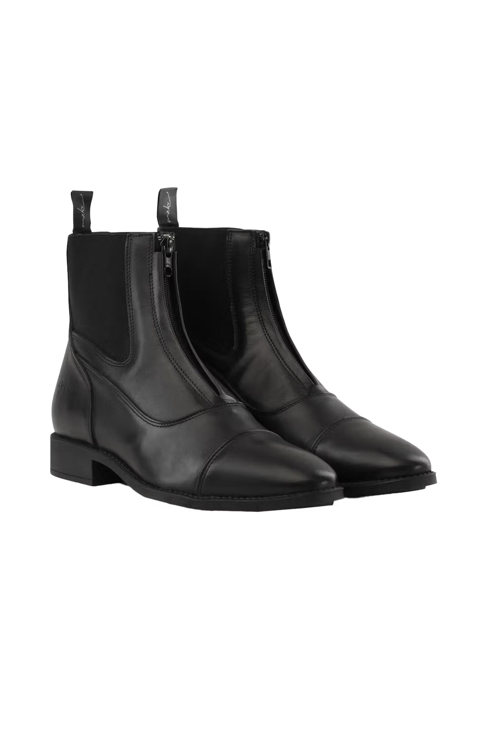Dy'on Short Boots With Front Zipper Riding Boots & Riding Shoes