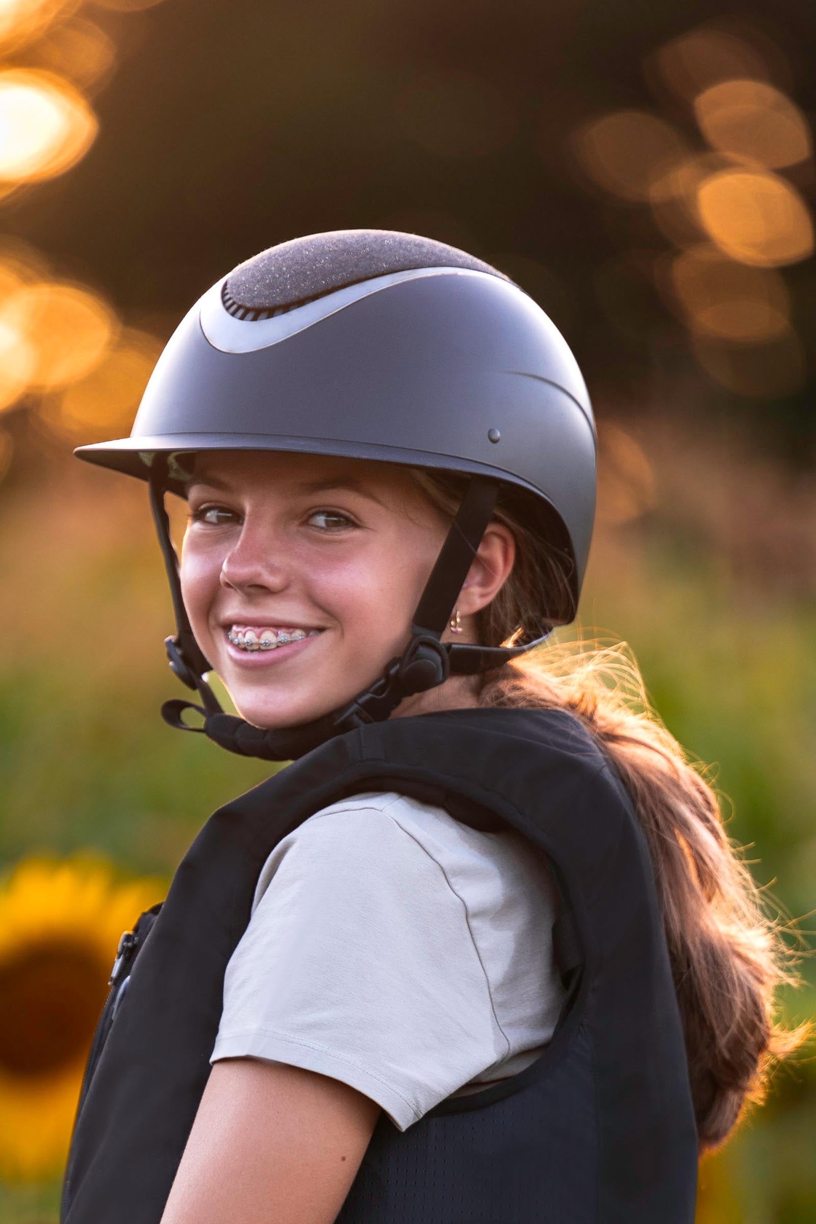 USG Comfort Highlight Riding Helmet (EN 1384:2023) Safety Equipment