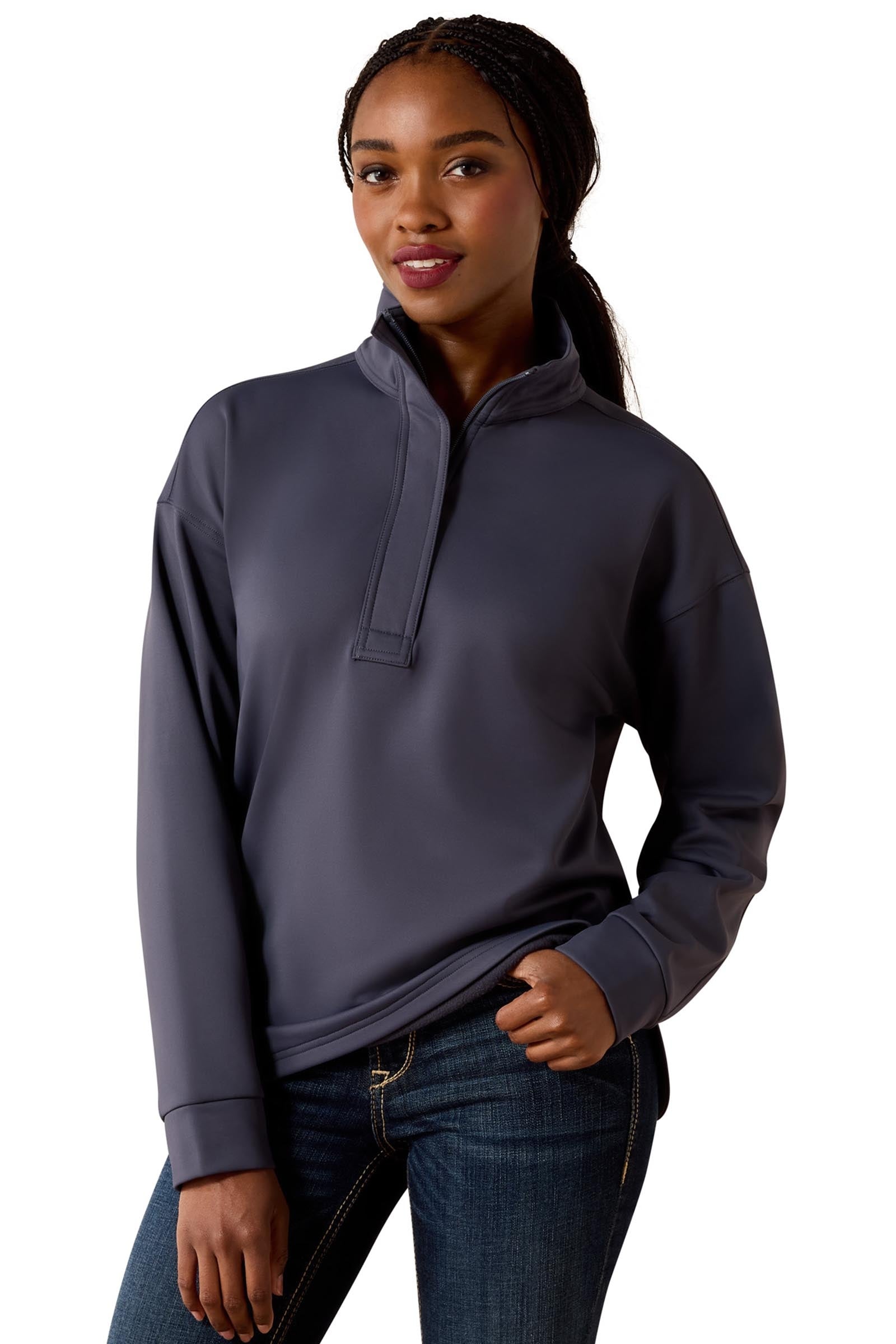 Ariat Women's Breeze Logo 1/2 Zip Sweatshirt Women’s Riding Clothing