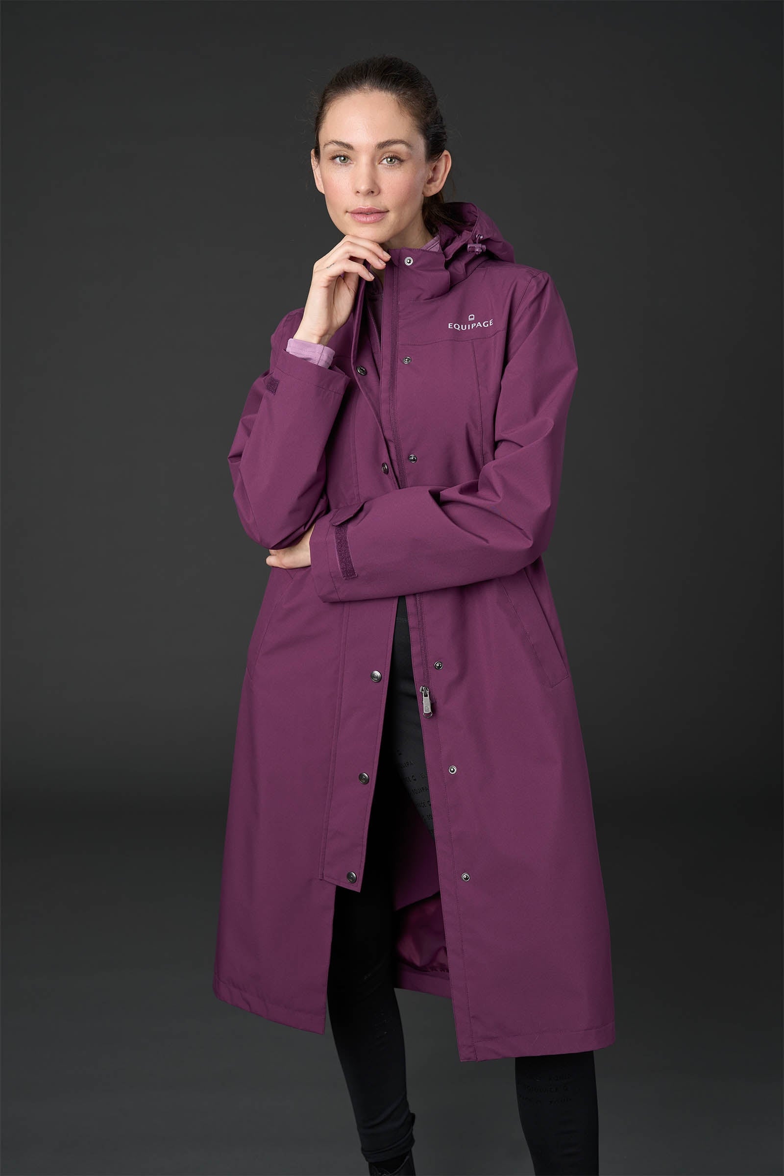 Equipage Heaven Padded Long Rain Coat Women’s Riding Clothing