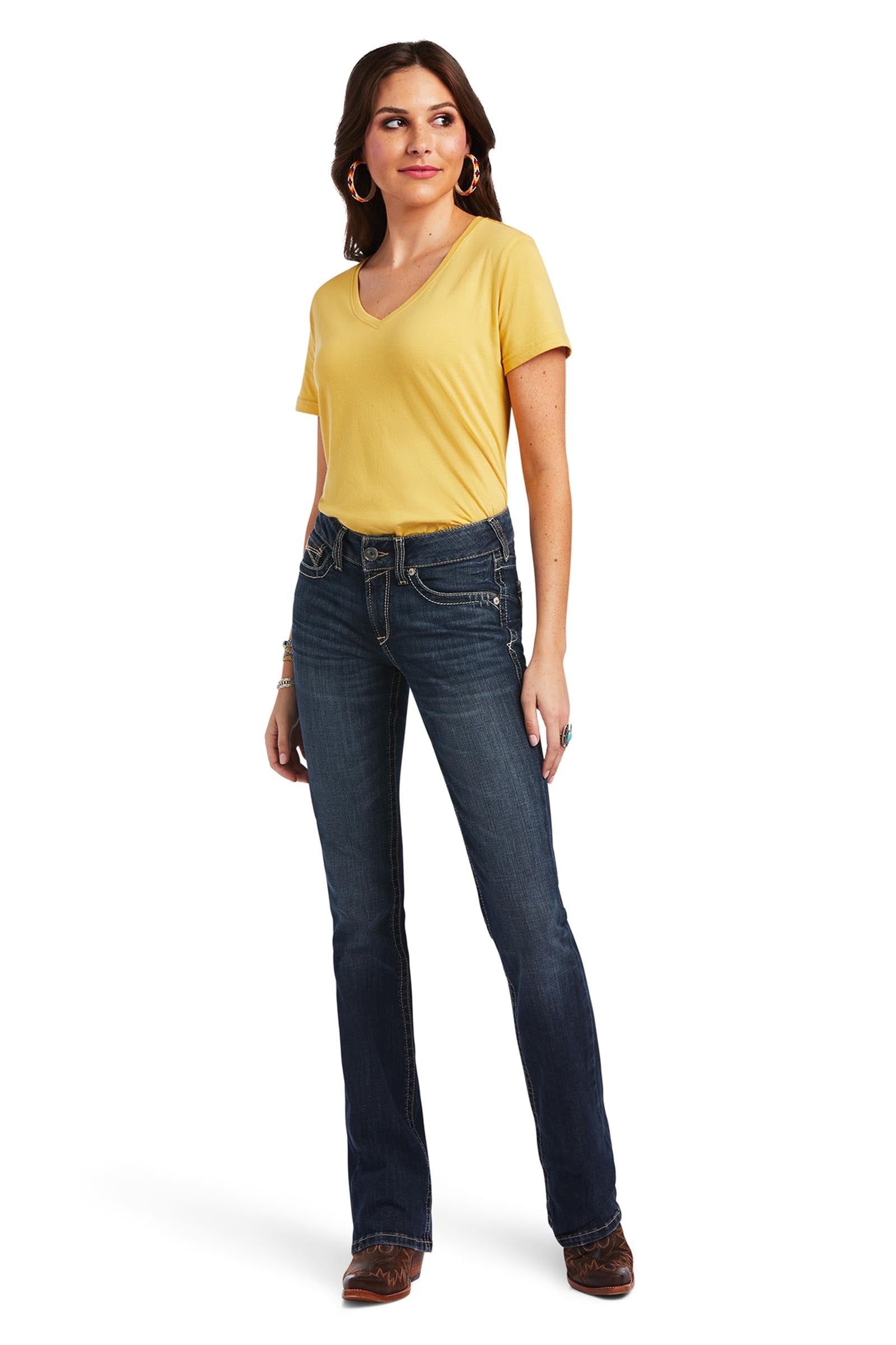 Ariat Women's R.E.A.L. Perfect Rise  Lexie Boot Cut Jeans Womens Breeches