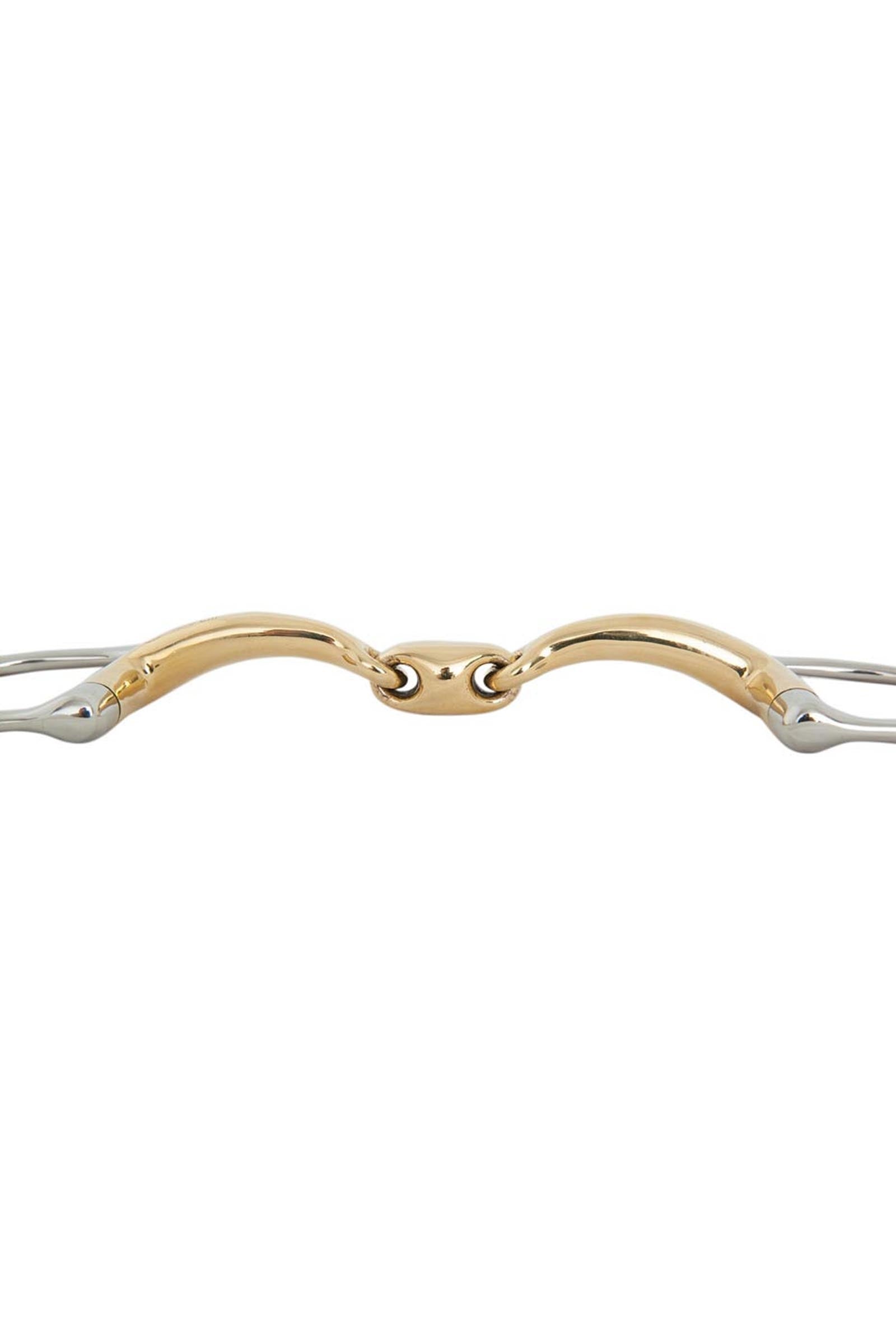 BR Soft Contact D-Ring Bit Double Jtd., 14 mm Horse Bits