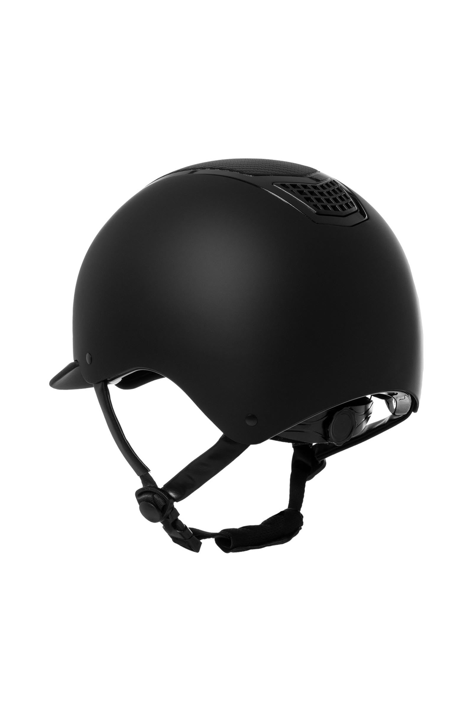 Equestro Unisex Helmet Carbon Insert and Shiny Frame Homologation En 1384-2023 Safety Equipment