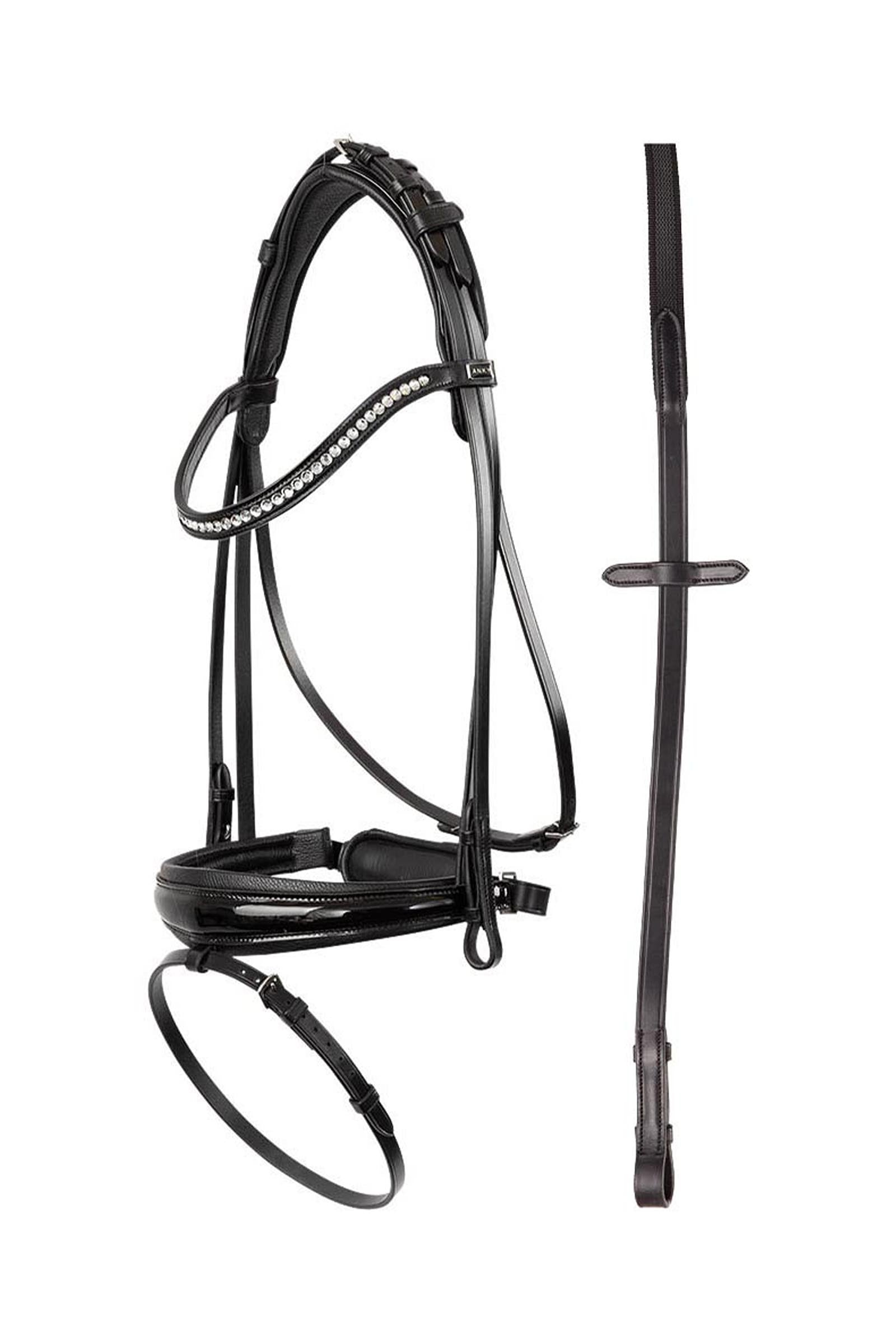 Anky ANKY Anatomic Bridle With Crown Buckle & Reins Bridles & Reins
