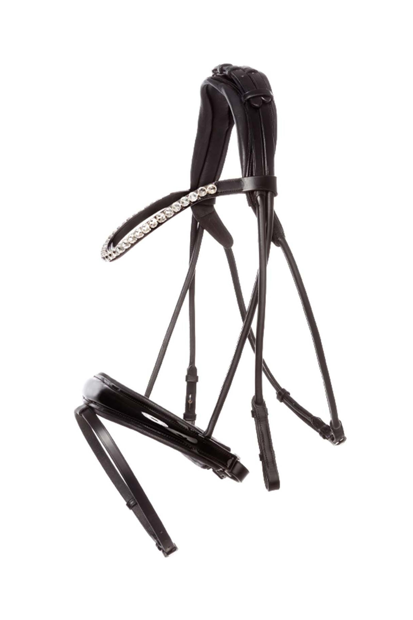 Kavalkade Florina Patent Leather Bridle With Crank Noseband Bridles & Reins
