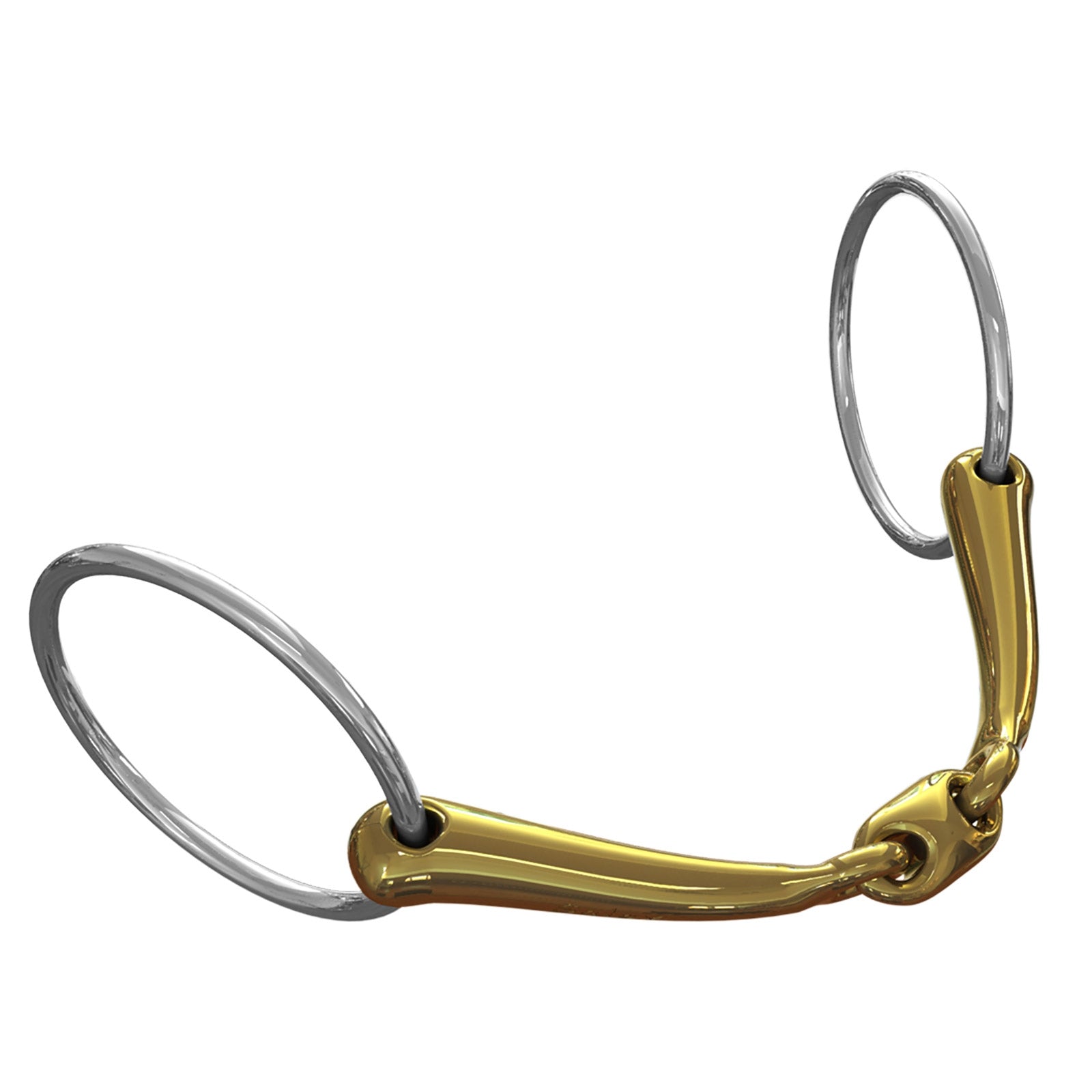Neue Schule Bits NS Bits Tranz Lozenge 14mm 70mm Loose Ring Horse Bits