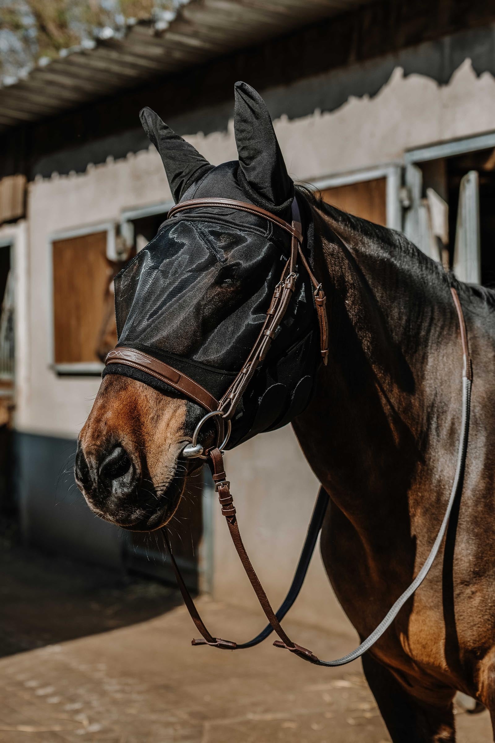 Equi Theme EQUITHÈME Soft Fly Mask/ UV Mask Antifly Protection for Horses