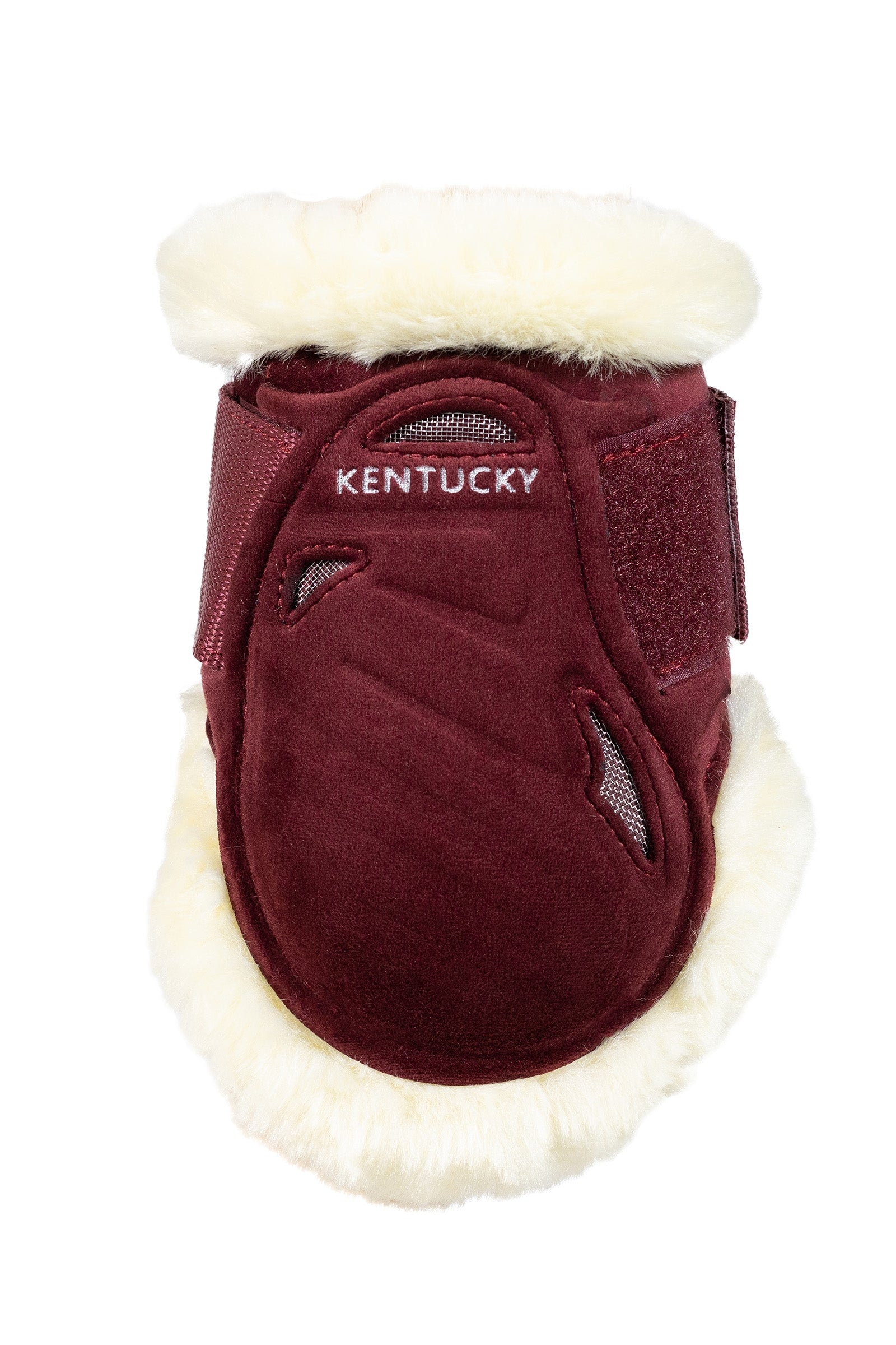 Kentucky Horsewear Vegan Sheepskin Young Horse Fetlock Boots Velvet Leg Protection & Hoof Protection for Horses
