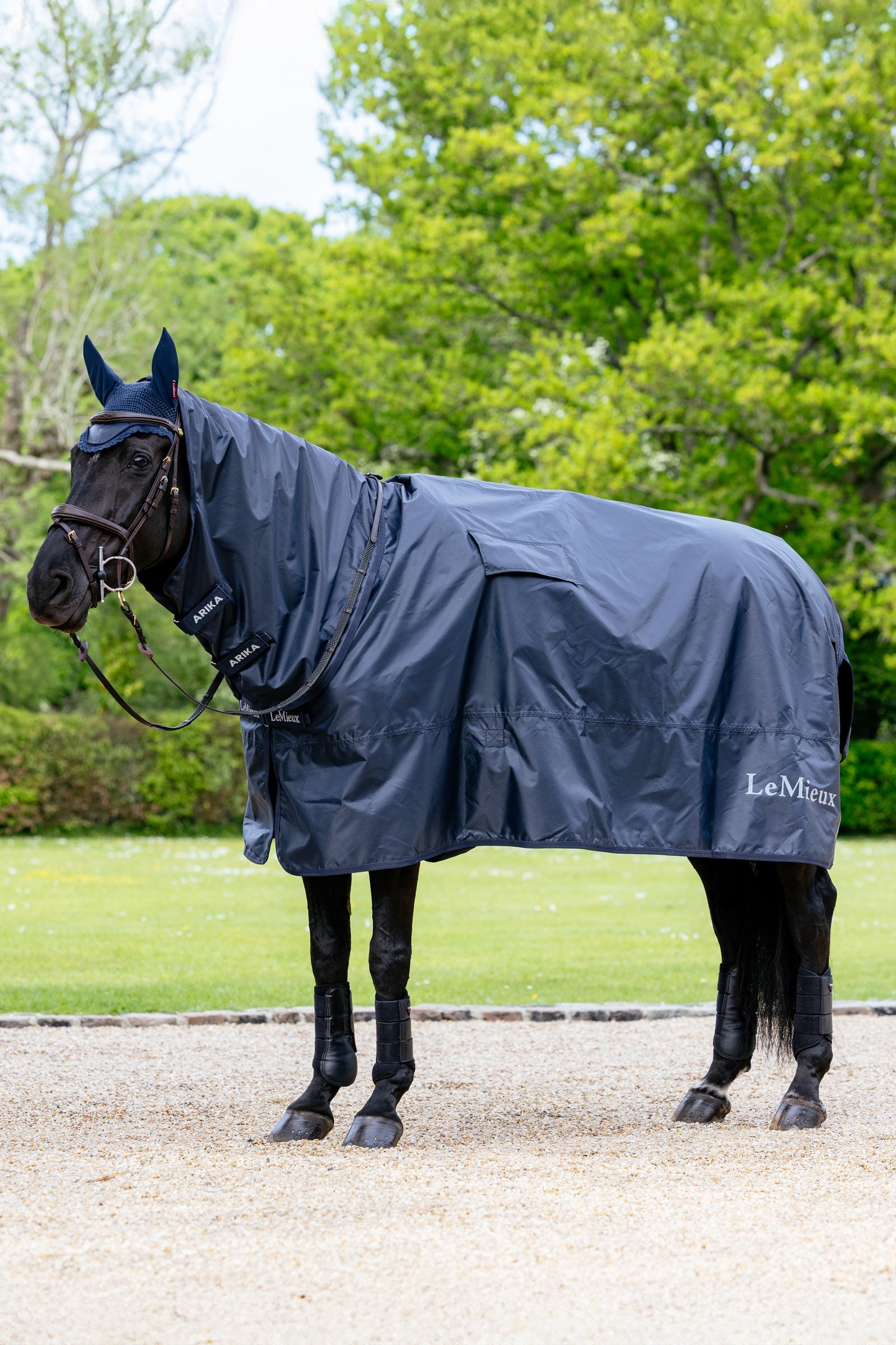 LeMieux Exercise Rain Sheet With Fixed Neck Horse Rugs