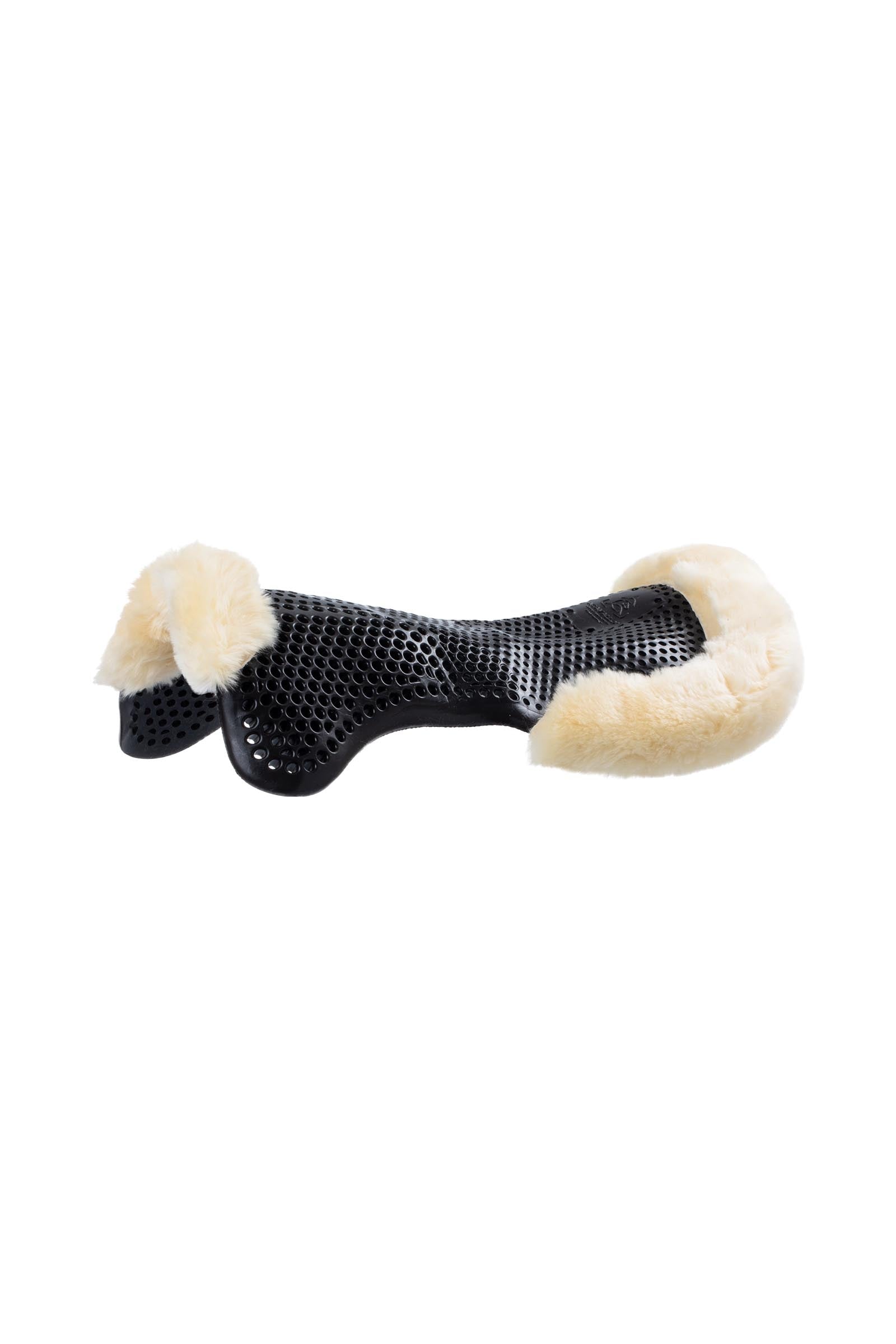 Acavallo Gel Non Slip Classic With Sheepskin Cut-Out Front Riser Saddle Pads