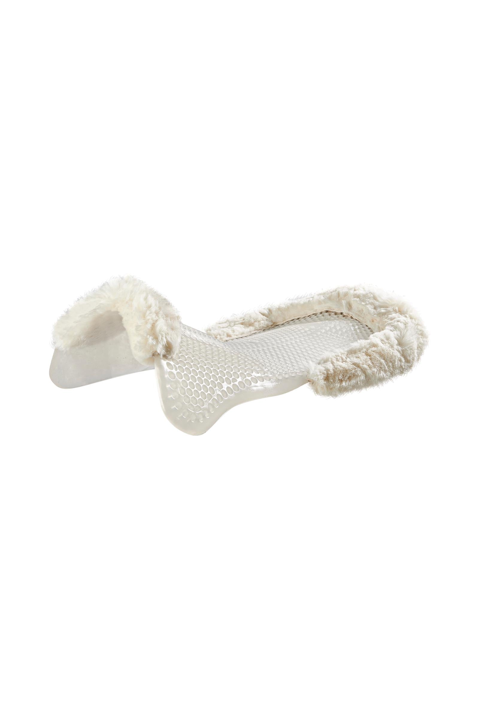 Acavallo Gel Non Slip Classic With Sheepskin Cut-Out Front Riser Saddle Pads