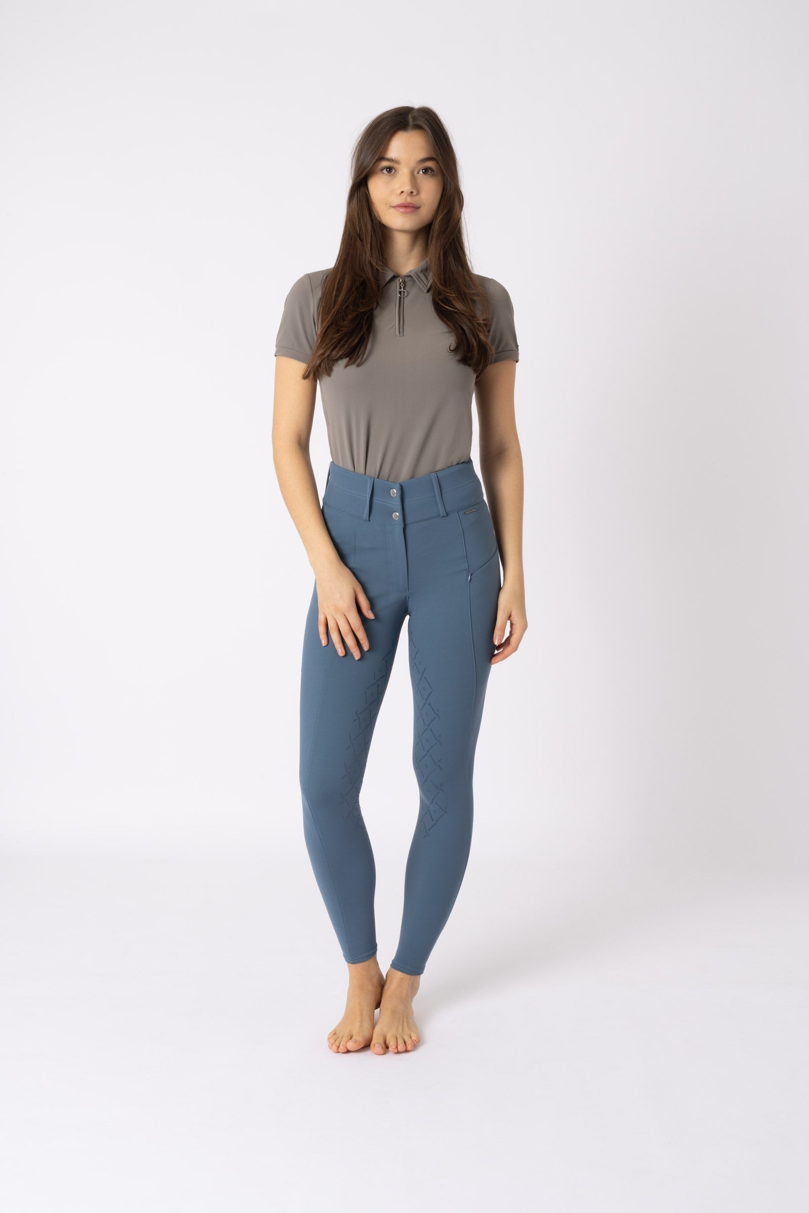 Horze Sophie Women's High Waist Full Grip Breeches Womens Breeches