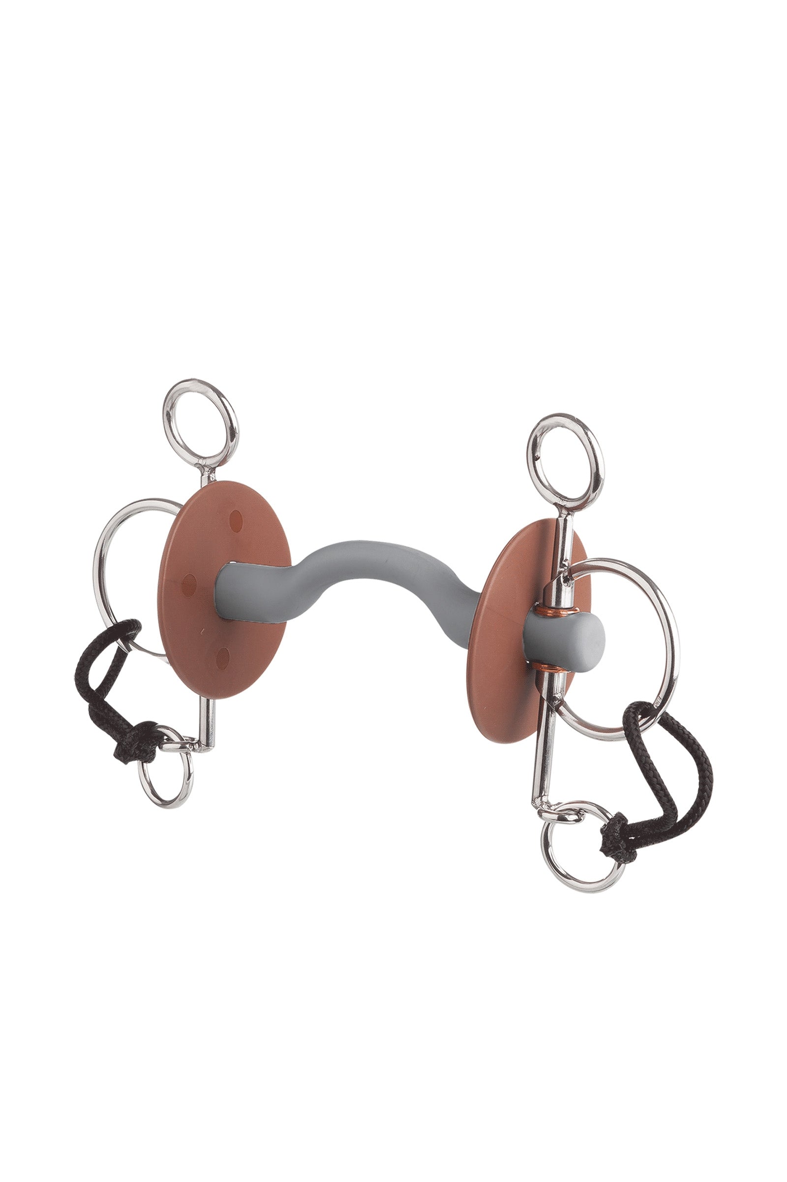 Waldhausen Beris Pelham Short, Tongue Port Snaffle Hard Horse Bits