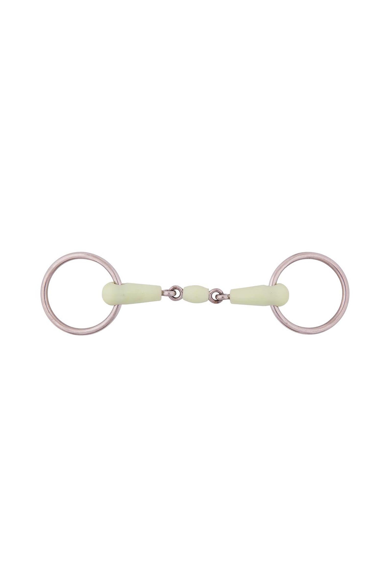 BR Loose Ring Snaffle Applemouth Double Jtd., 18 mm Horse Bits