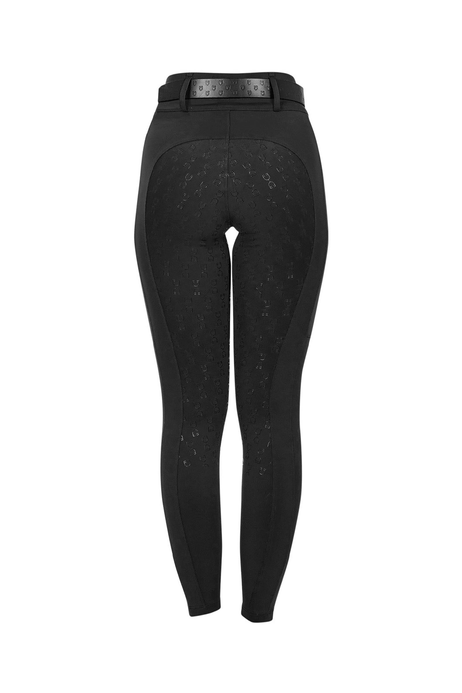 Equestro Women's High-waisted Leggings Full Grip With Belt Loops Womens Breeches