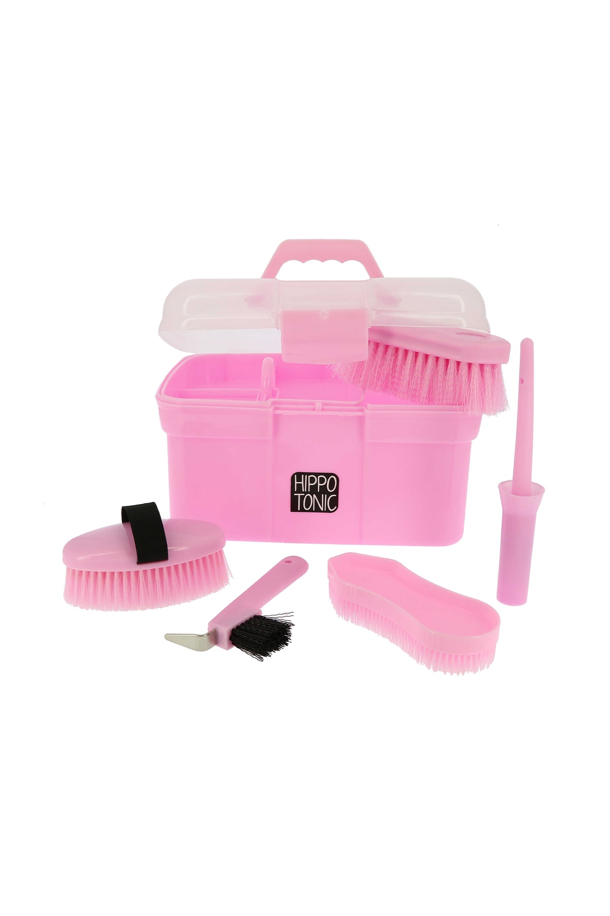 HIPPOTONIC Tack Box & Grooming Tools, Set Horse Grooming Tools