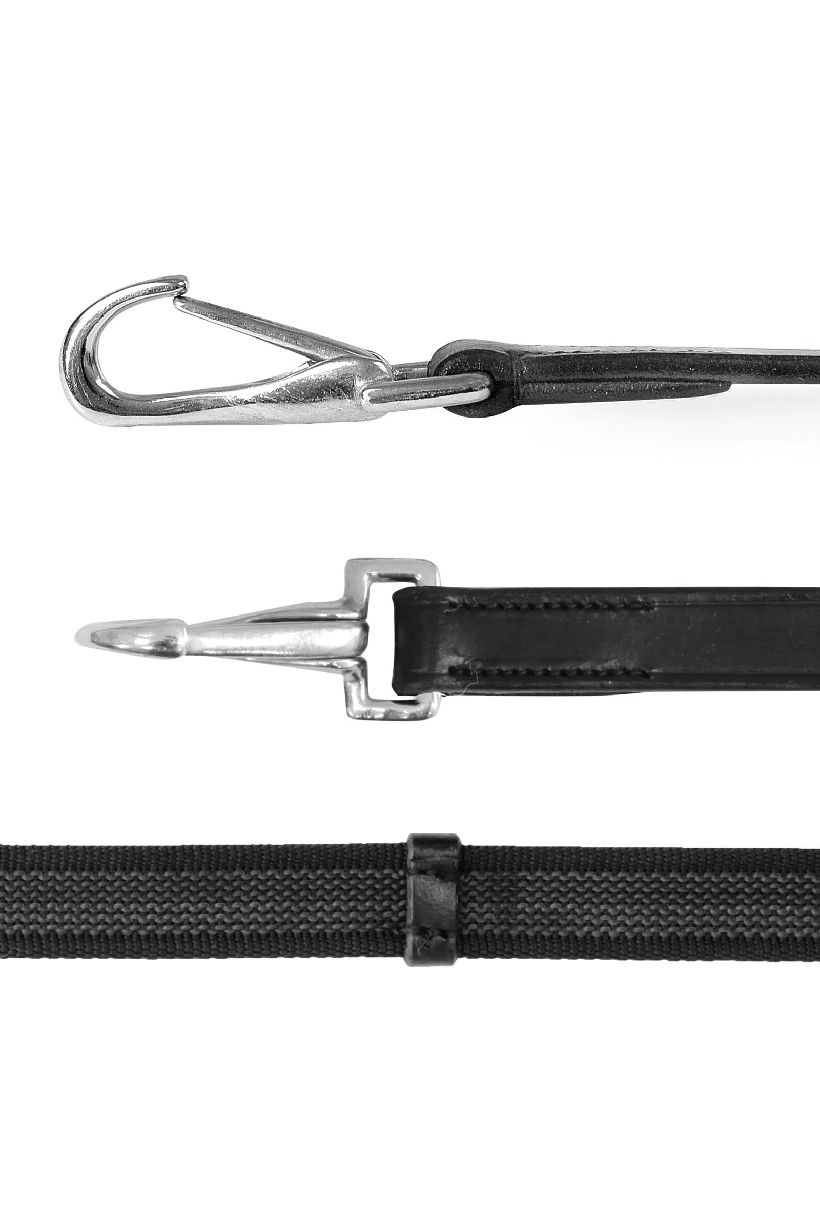 Waldhausen Antislip Reins With Carabiner Hooks 19 mm Bridles & Reins
