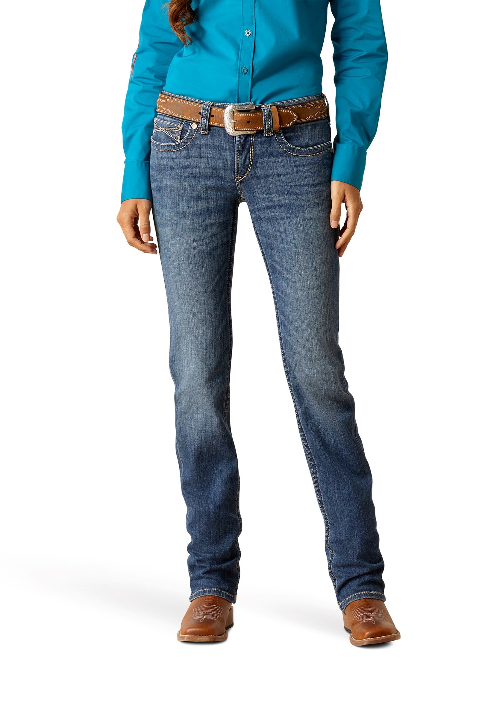 Ariat Real Mr Everlee Women's  Straight Jeans Womens Breeches