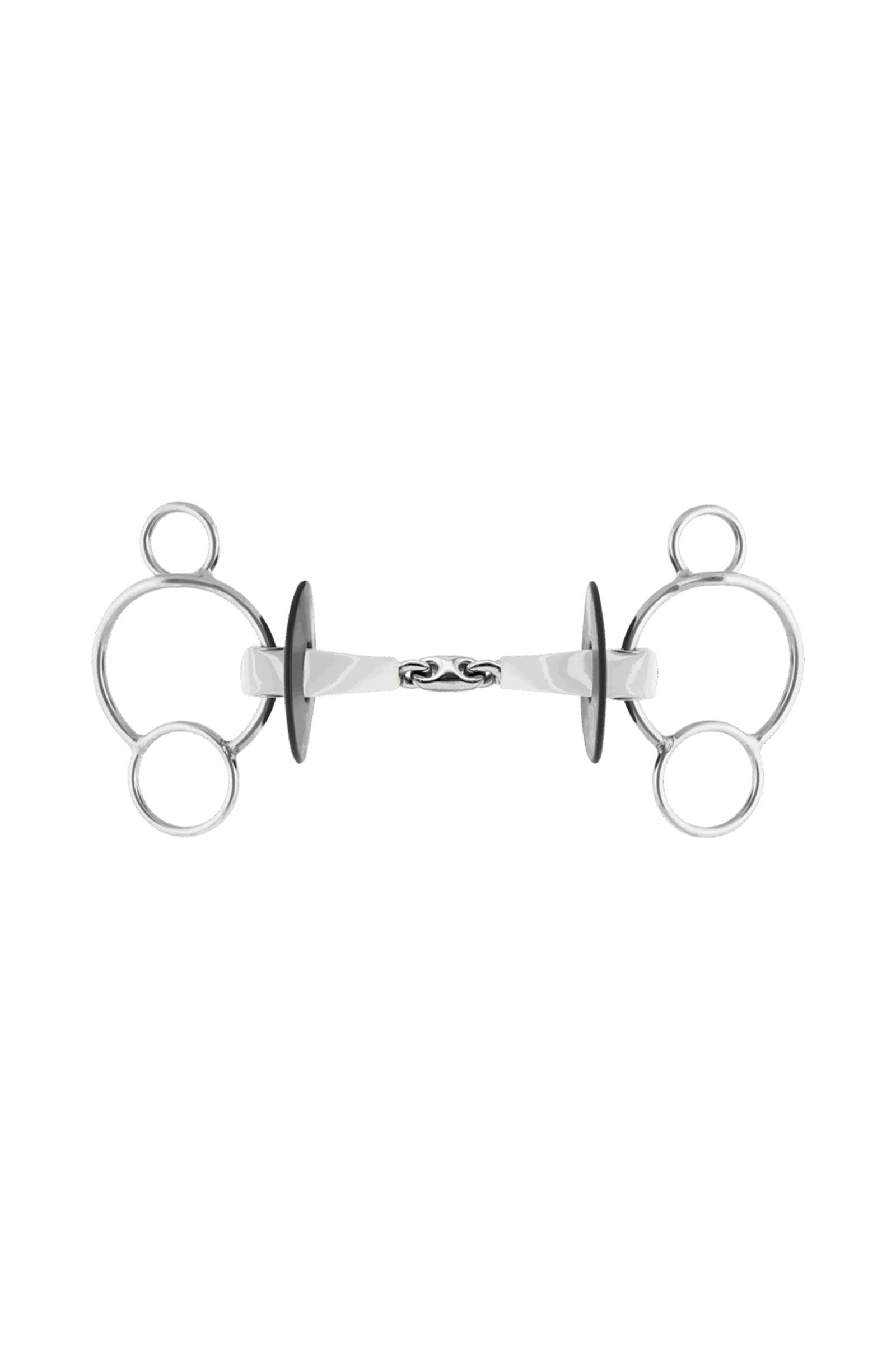 Sprenger Nathe 3-Ring Bit, Double Jt. 20mm, Thermoplastic Horse Bits