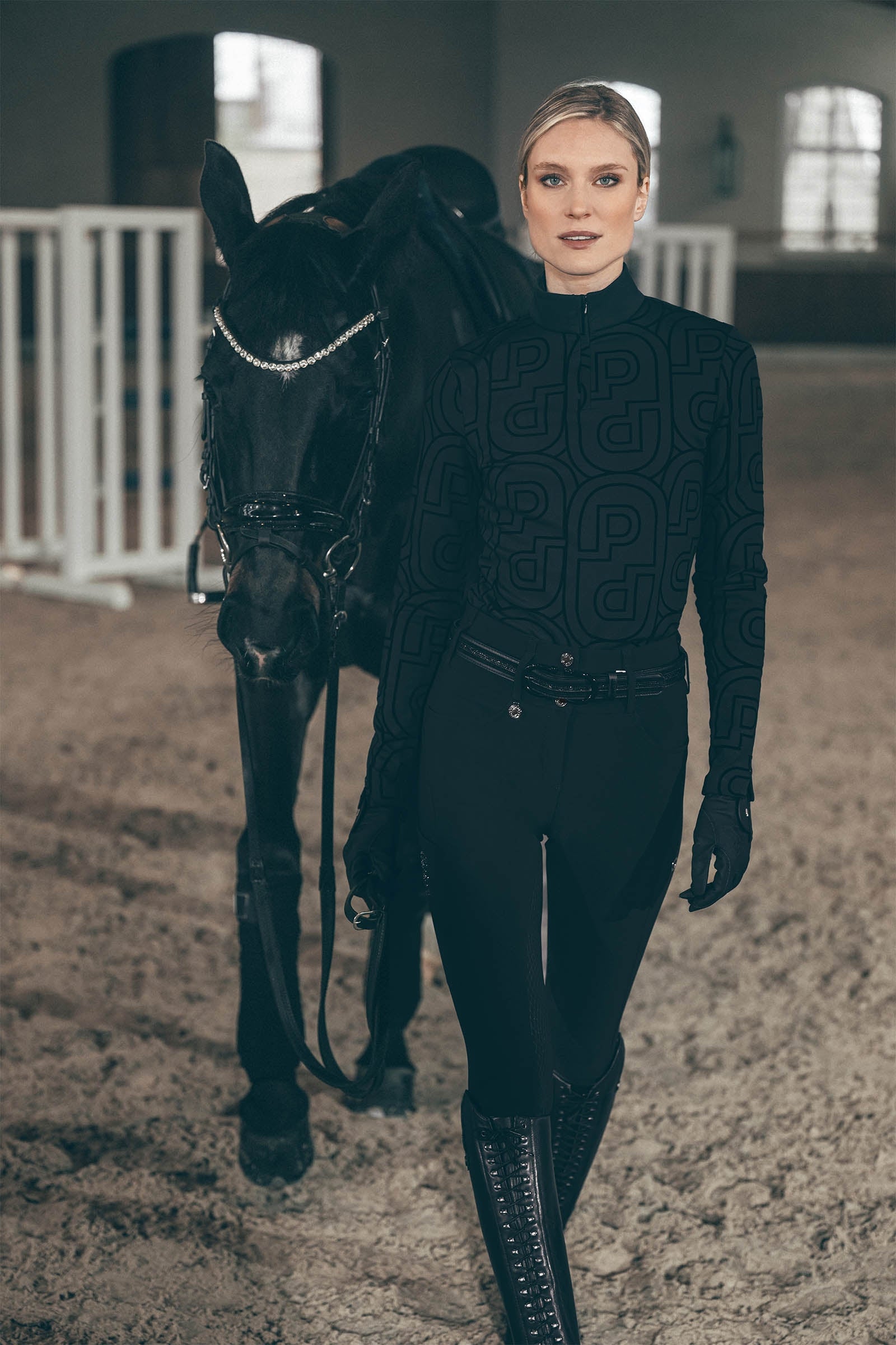 Pikeur Selection FW26 ZIP Womens Print Shirt Women’s Riding Clothing