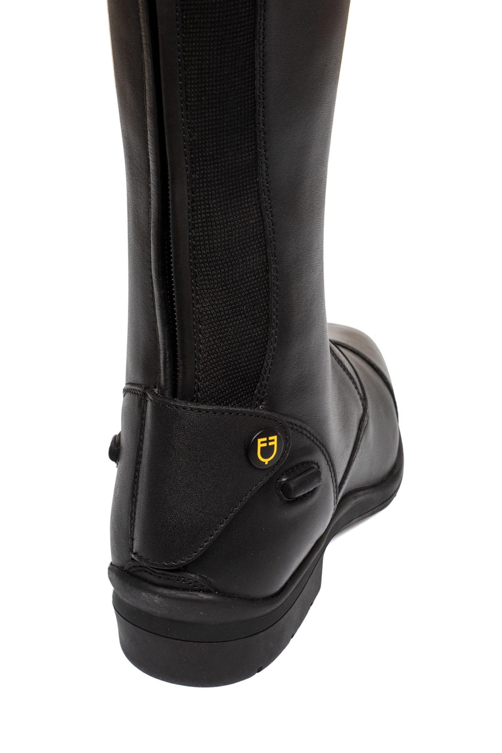 Equestro Unisex Boots With Laces and Multilogo Insert Riding Boots & Riding Shoes